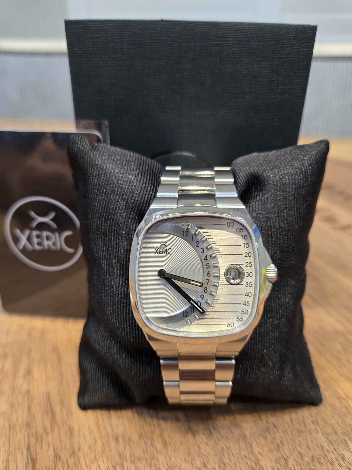 Xeric Timeline Retrograde Automatic 43mm Silver Dial #217/999 Made