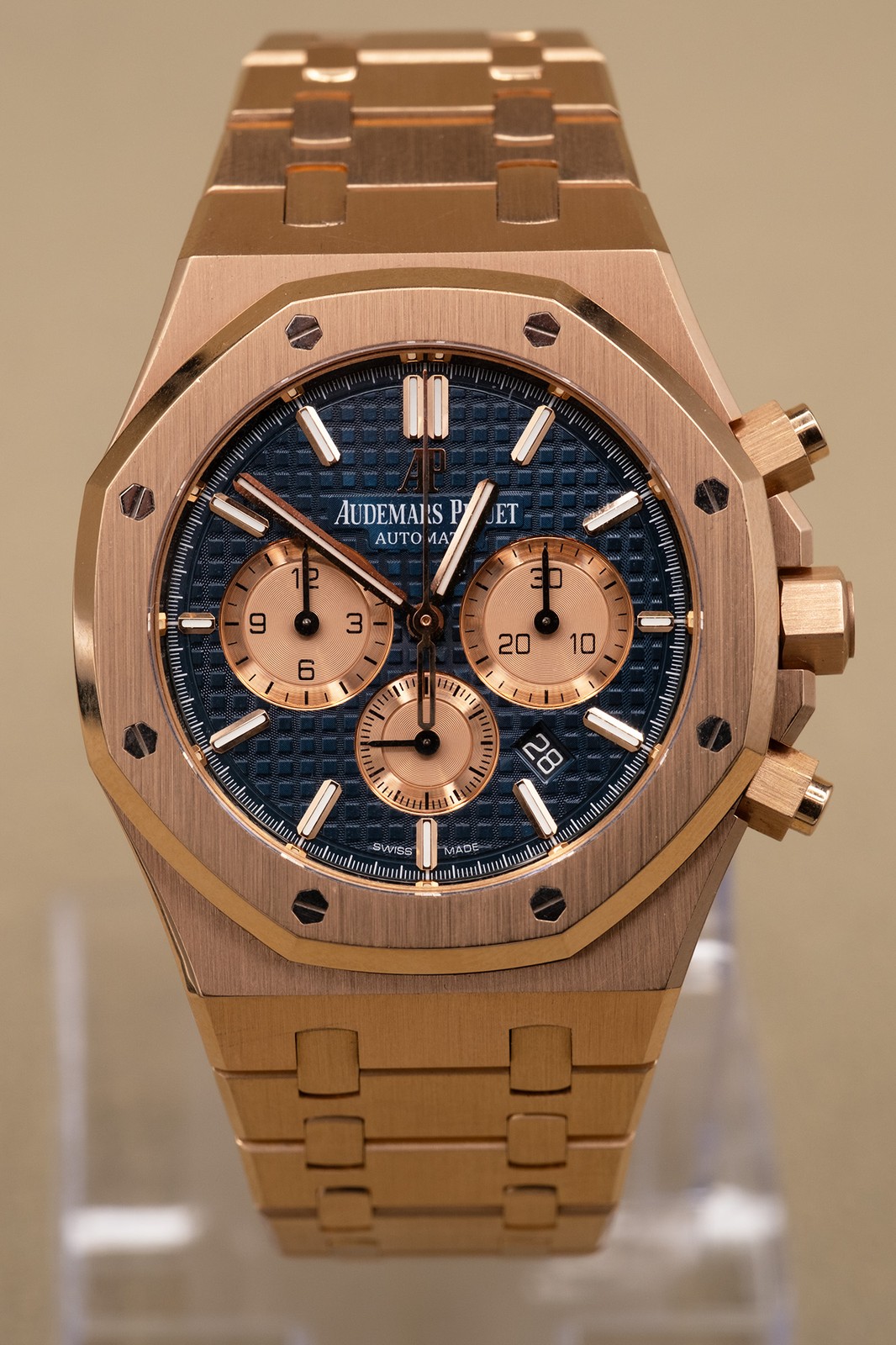 Audemars Piguet Royal Oak Chronograph Blue Dial Complete