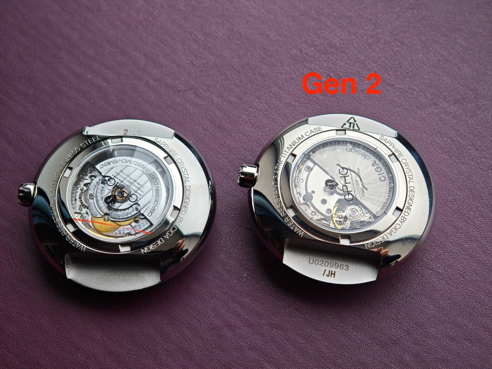 (TITANIUM) CIGA design Blue Planet II Gen 2 Lumed Dial GPHG Award, EU Warehouse