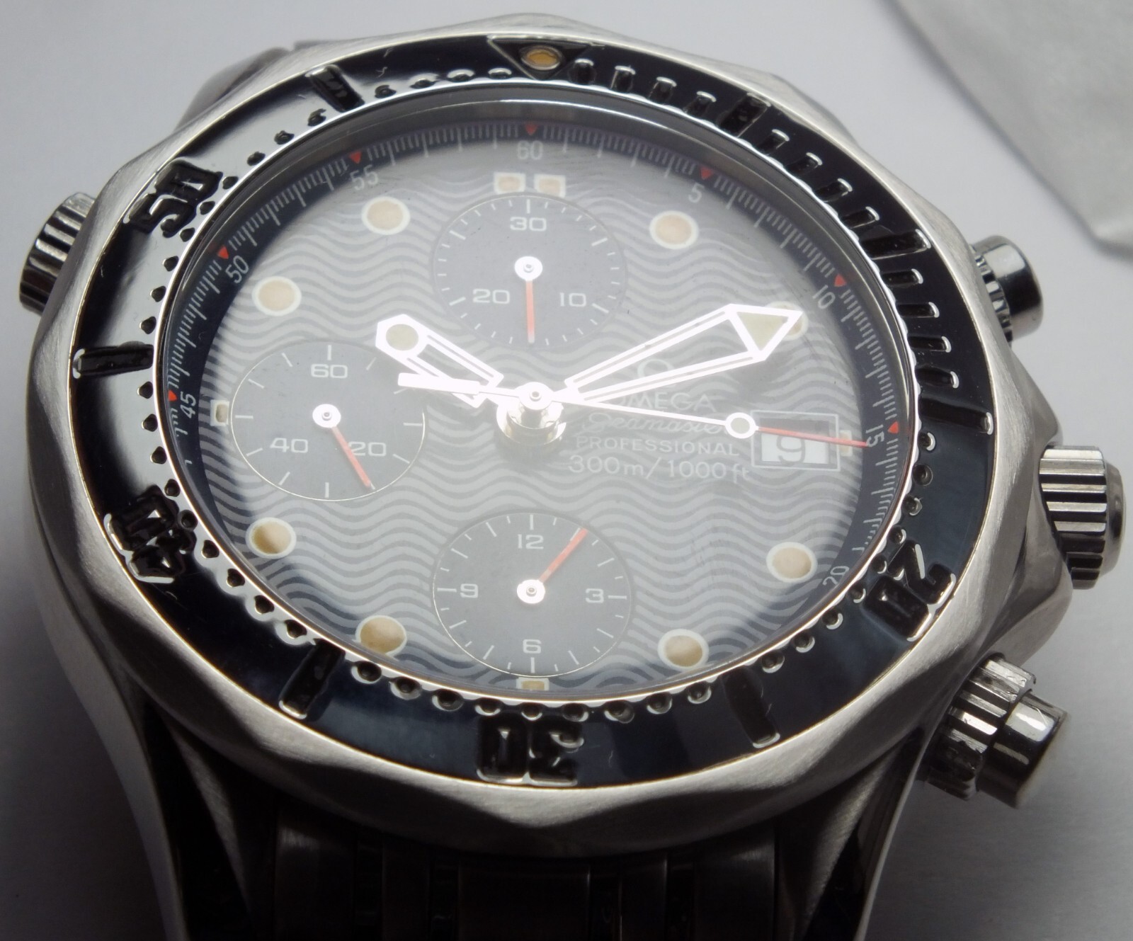 Omega Seamaster Professional 300m Chronograph 41.5mm Wristwatch Serviced LH680