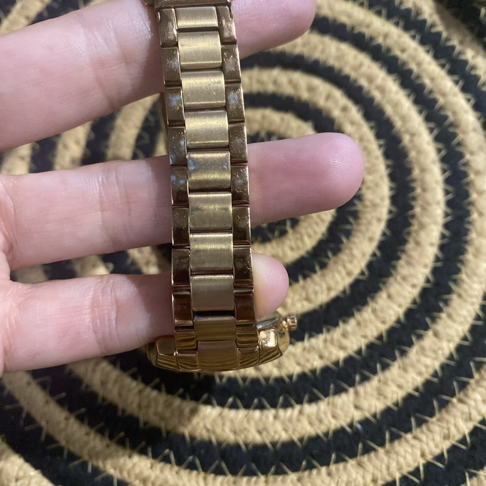 Michael Kors MK6234 Ryland Black Date Dial Rose Gold ColorSteel Band Women Watch