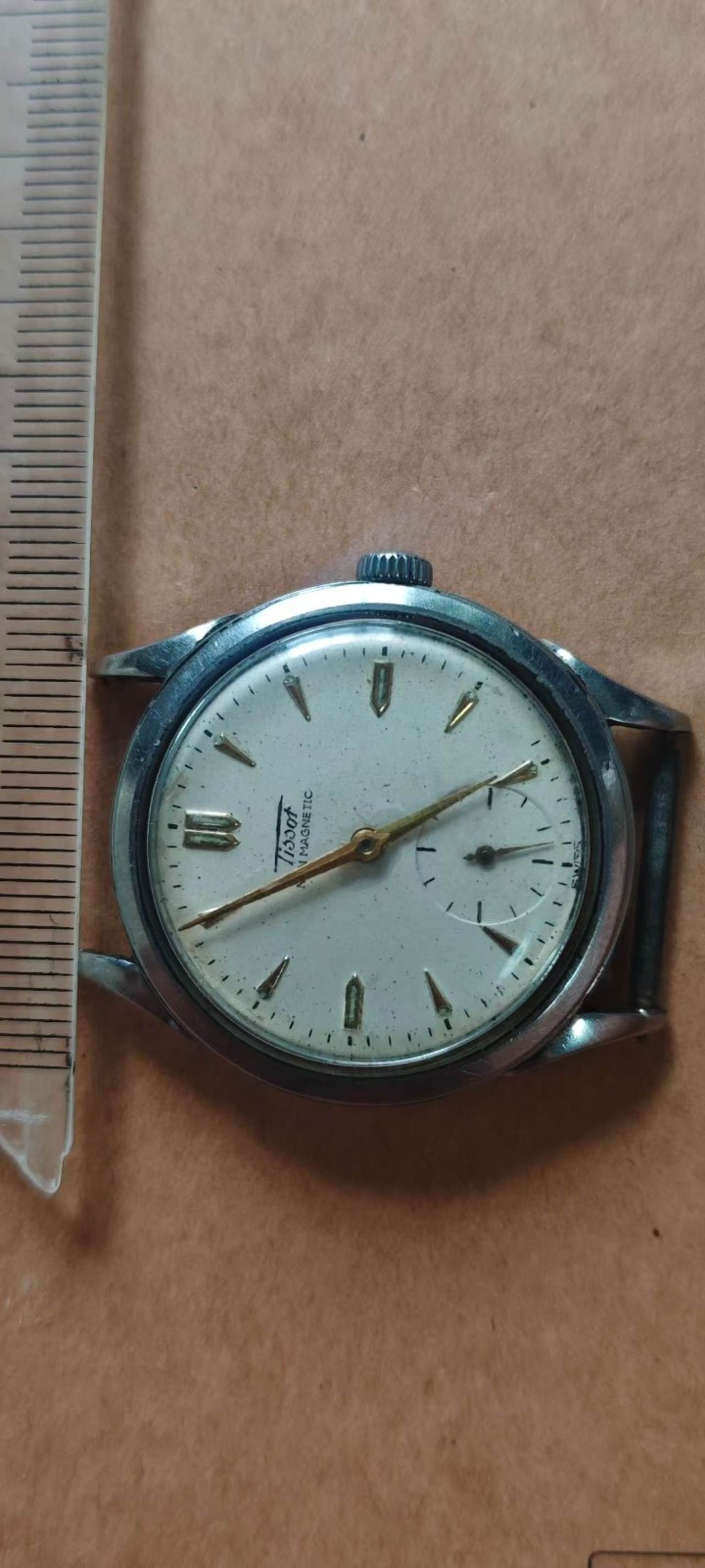 Vintage Tissot Men’s Wristwatch, Small Seconds, Good Condition, Swiss Mechanica
