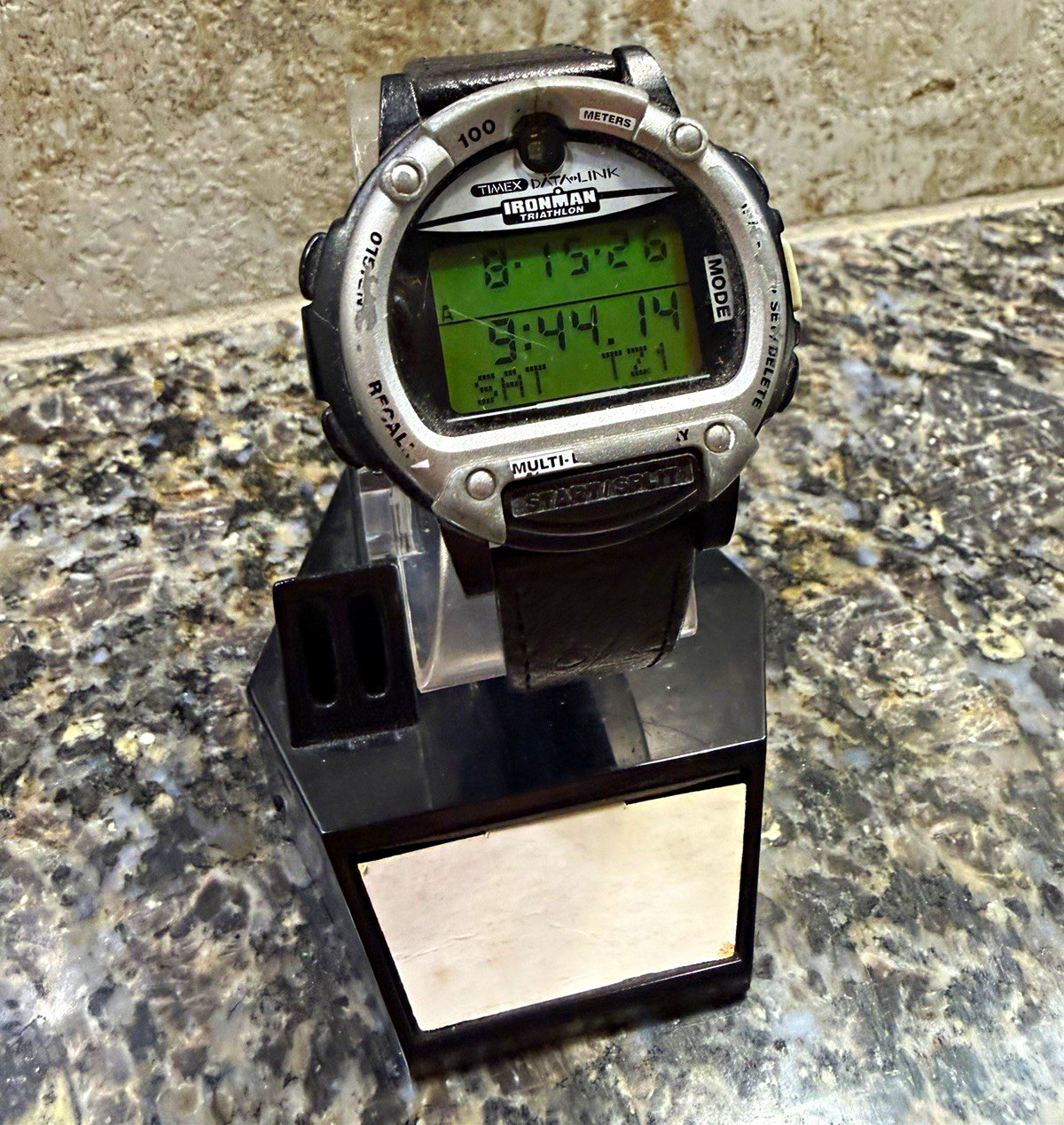 Vintage Timex Data Link Ironman Triathlon Digital Quartz Watch 100m