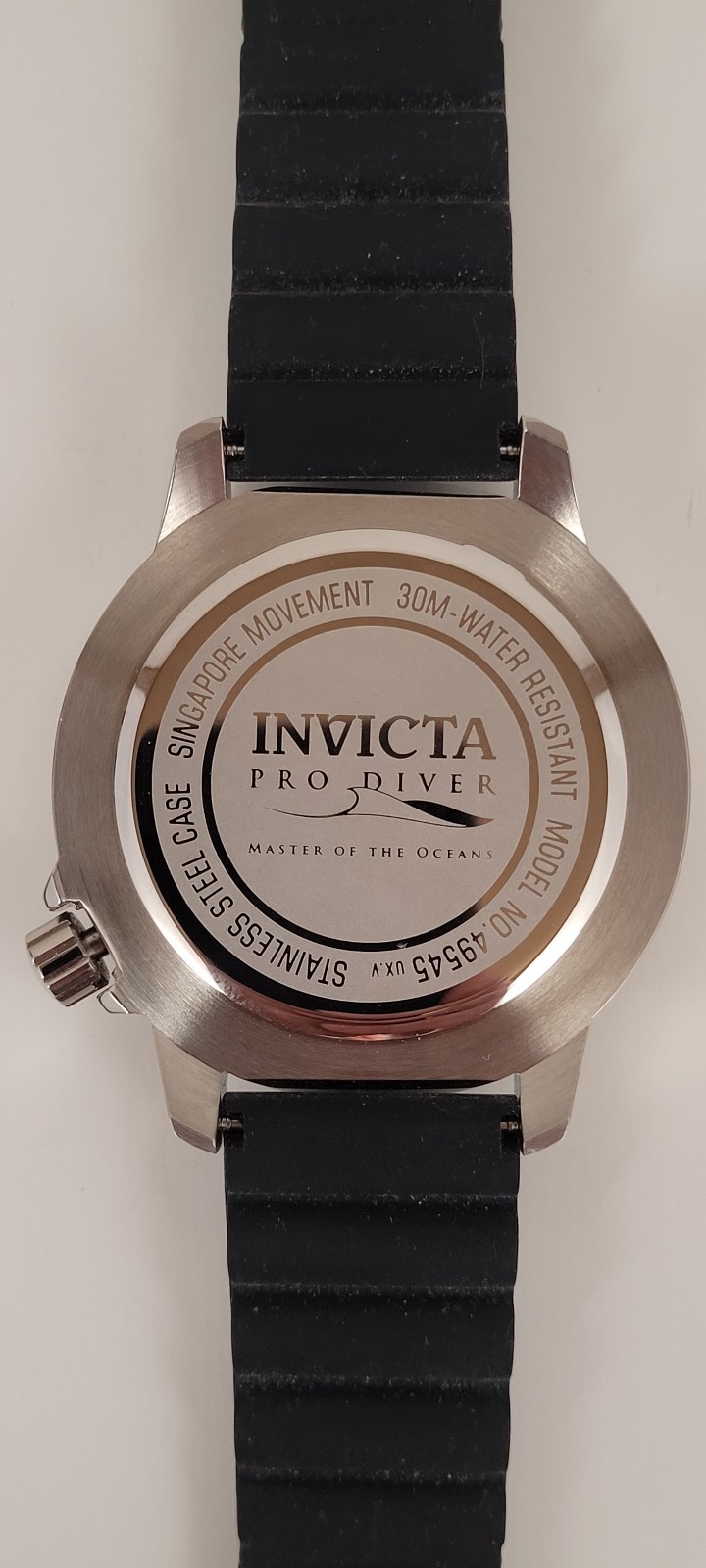 Invicta Mens Pro Diver Abyss 49545 Quartz Silicone Band Watch