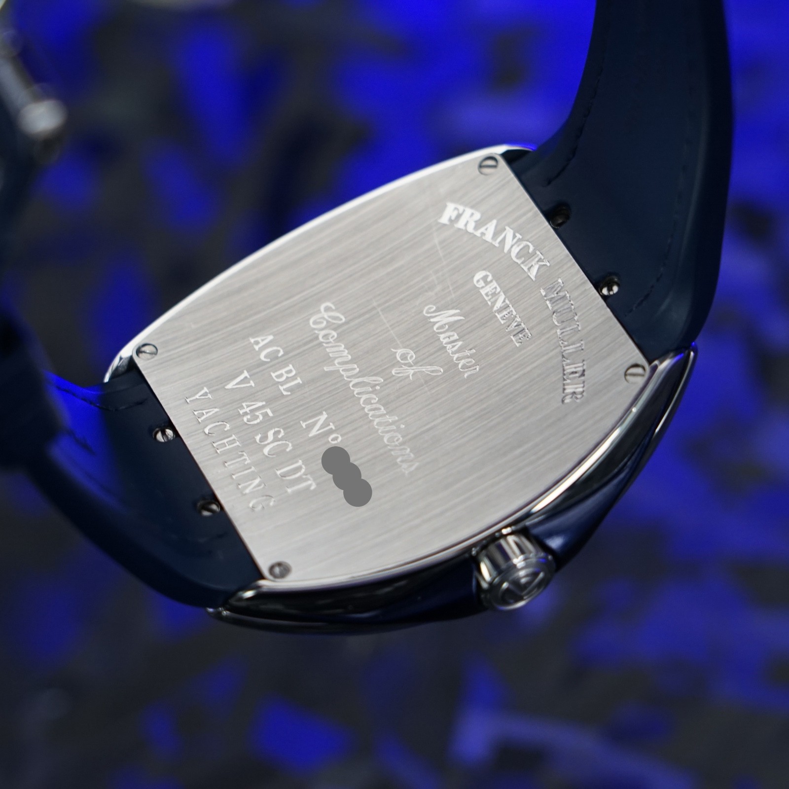 Franck Muller Vanguard Yachting Blue Stainless Steel 45mm V45SCDT – Full Set