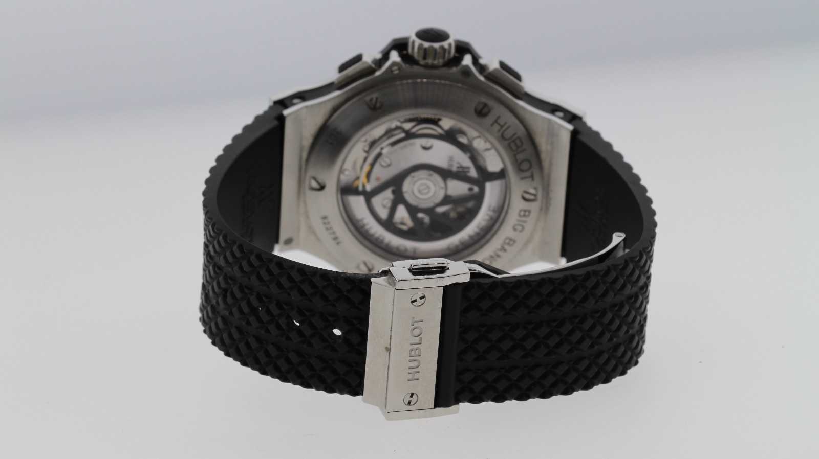 Hublot Big Bang 301.SX.130.RX 44mm Custom Bezel Black Rubber Chrono Men’s Watch
