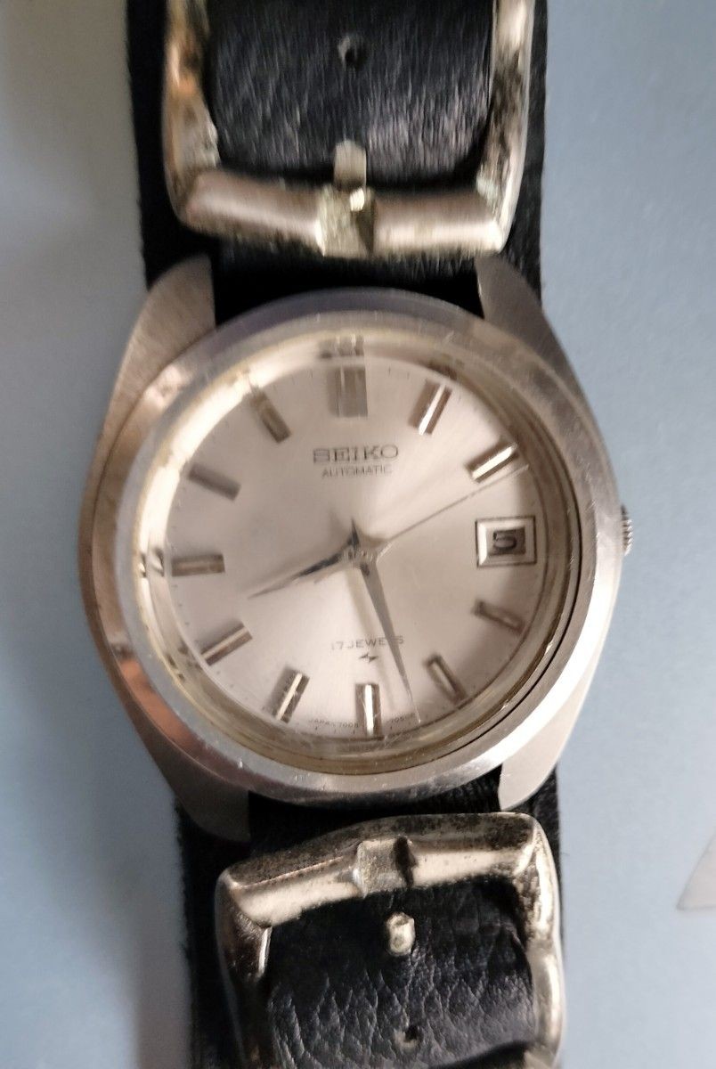 SEIKO AUTOMATIC 17JEWELS Wristwatch Men’s Silver