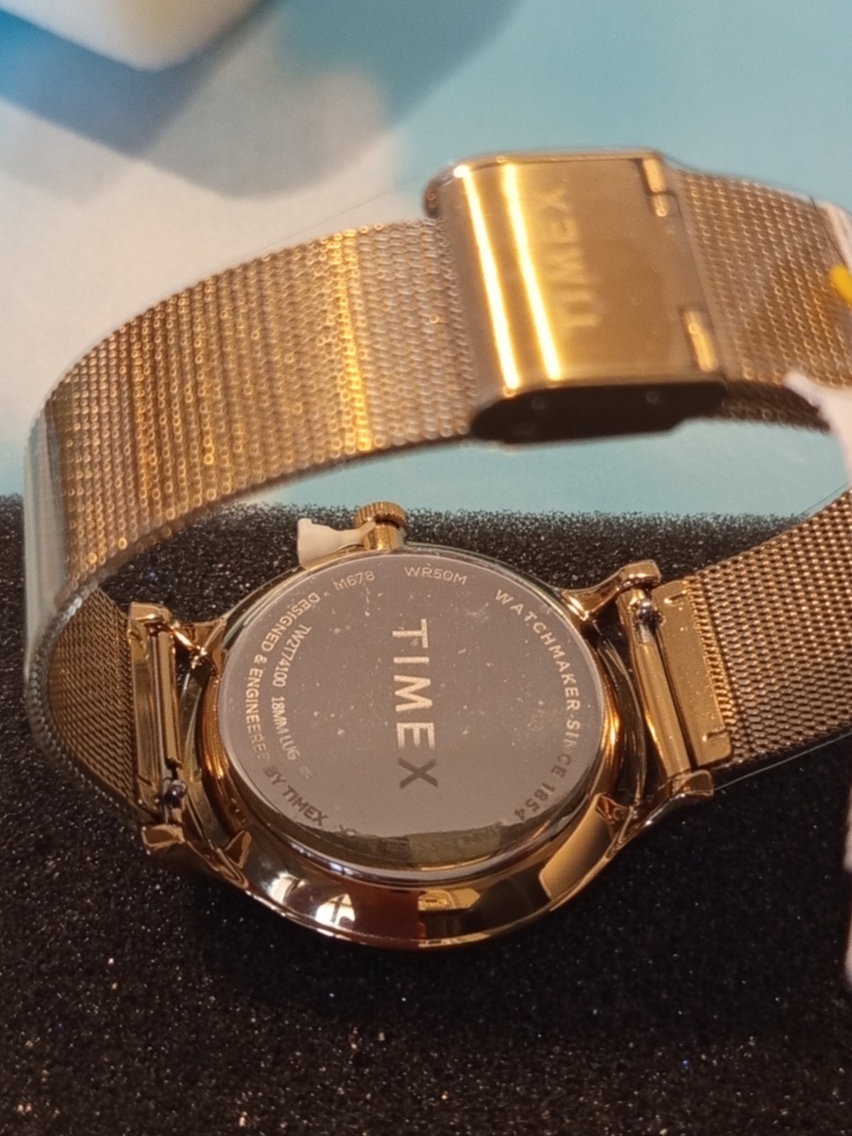 Timex Gold Watch TW2T74100 NEW NEW wristwatch
