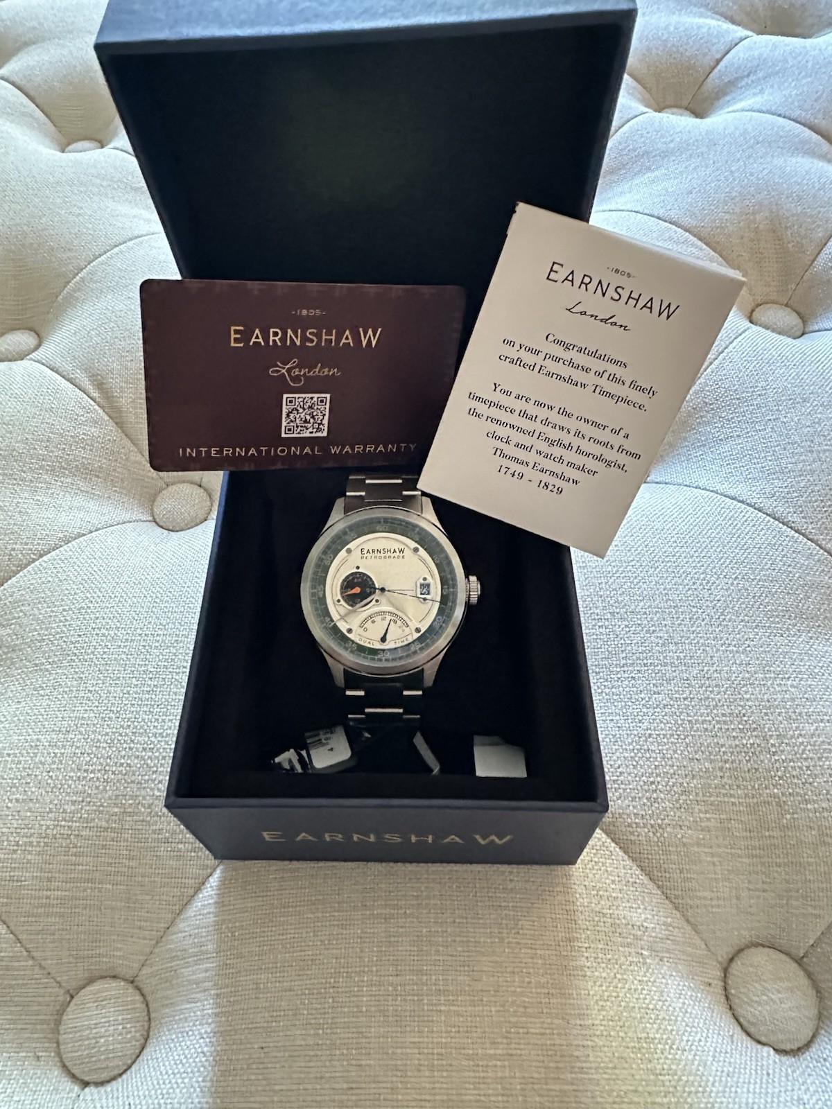 Thomas Earnshaw Retrograde Men’s Watch ES-8269-33