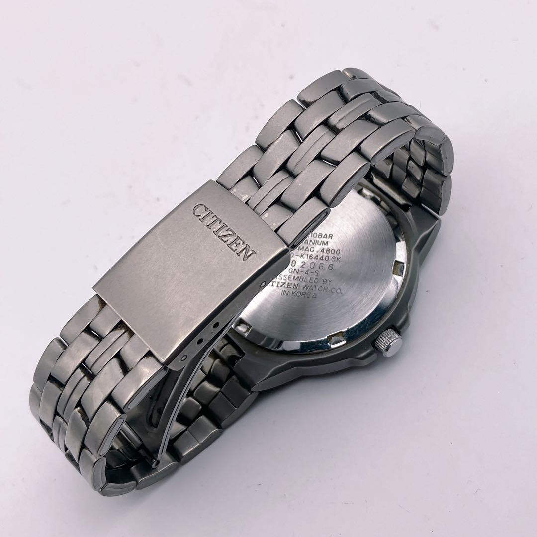 CITIZEN Eco-Drive E110 Titanium, working condition, date display, W6A2
