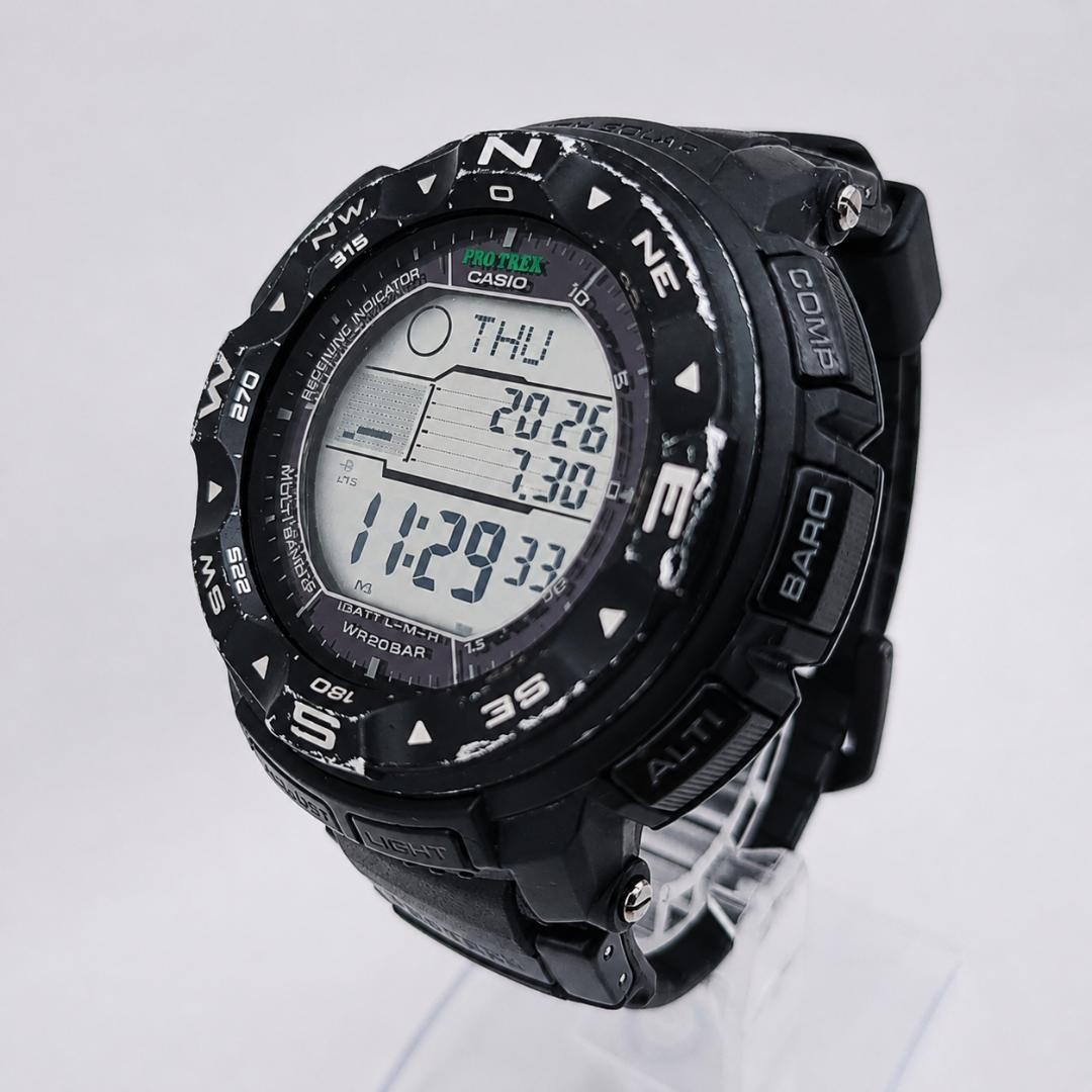 Casio Pro Trek PRW-2500-1JF Solar GPS Watch Multi-Band 6 Pressure Altitude From
