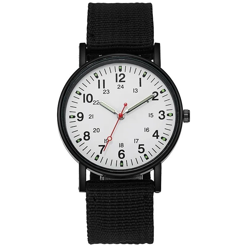 Military Watch Army Durable Luminous Man Wristwatch 12Hours Dial Nylon Strap USA
