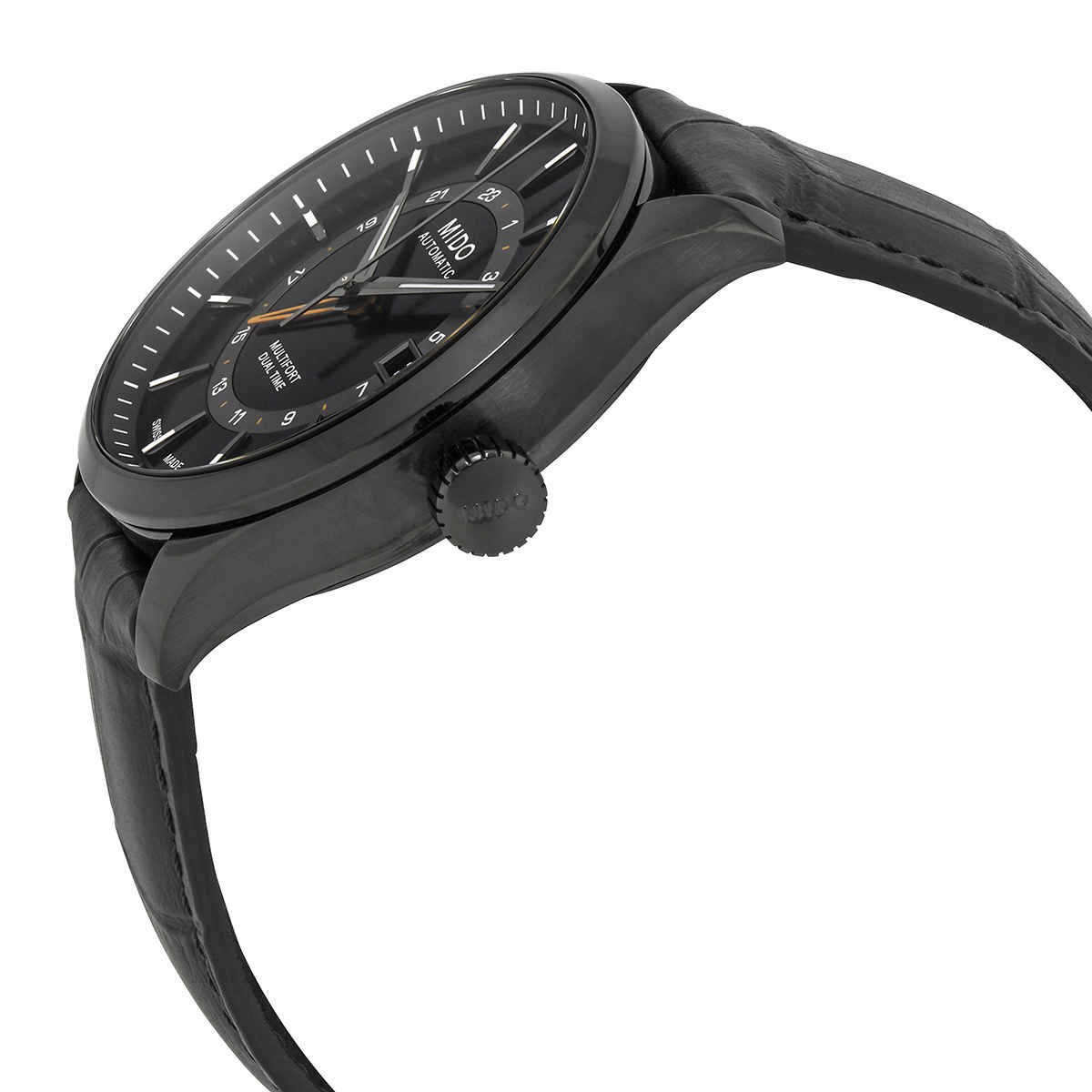 Mido Multifort Dual Time Automatic Black Dial Men’s Watch M0384293605100