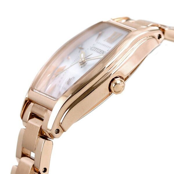 New CITIZEN Women’s Watch EW5543 54A Cross Sea Eco Drive Stainless Steel Line xC