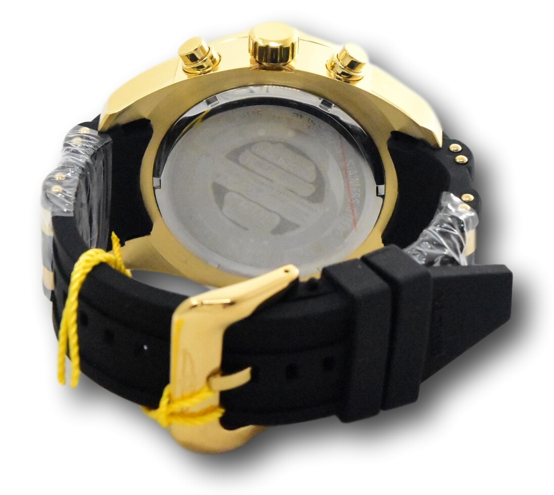 Invicta Bolt Men’s 52mm Black Dial Gold-Tone Miyota Chronograph Movement 31446
