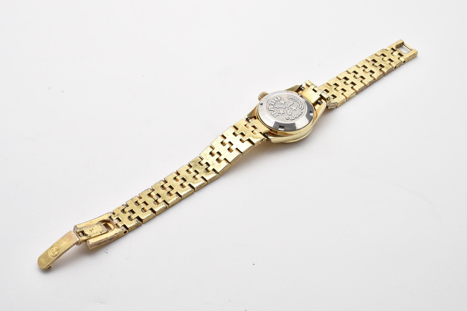 RADO Purple Horse Vintage Automatic Date Women’s Watch 22mm Gold White [Exc+5]