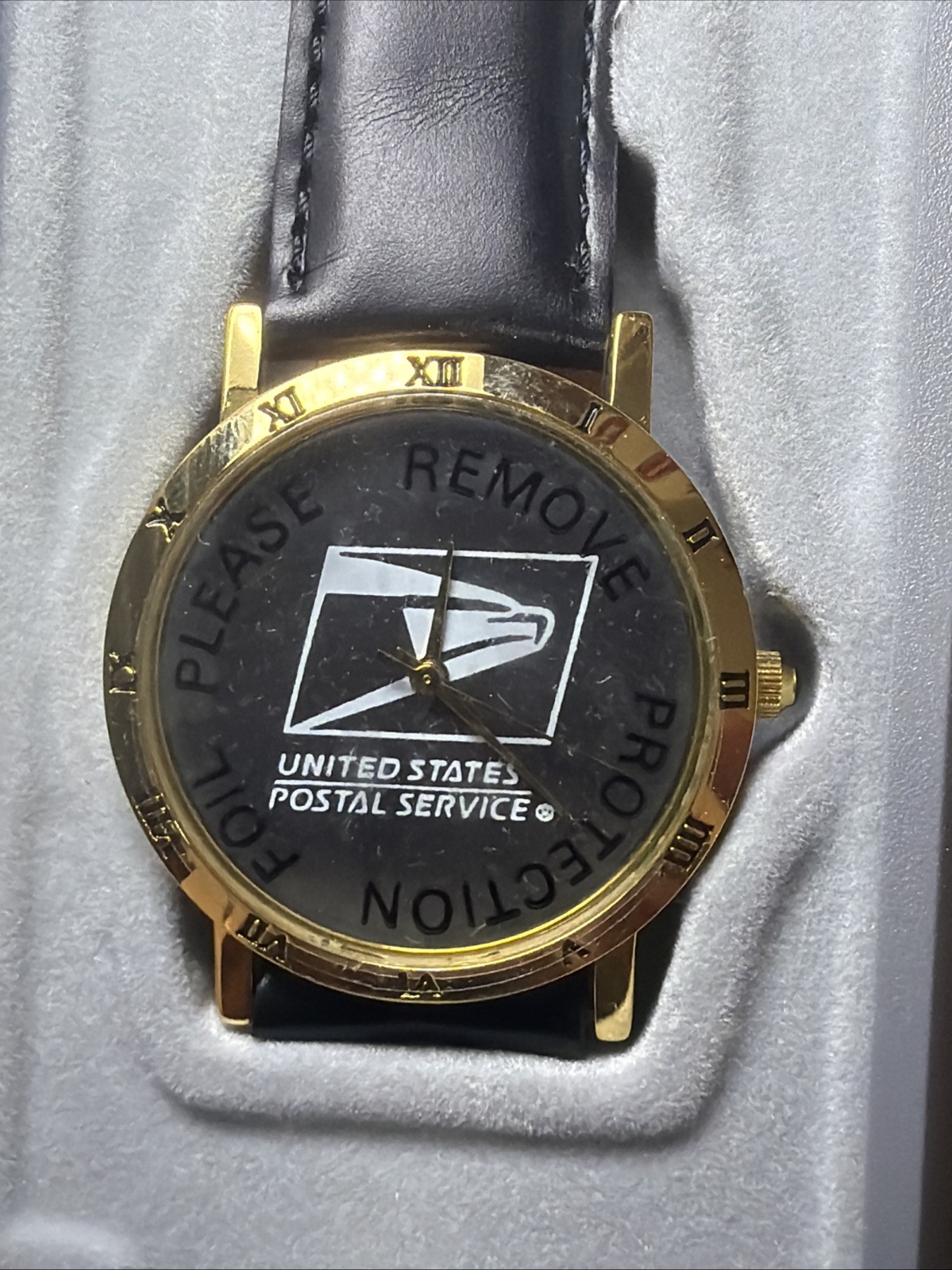 Sweda United States Postal Service (USPS) Japan Movement Gold/Black 9” NEW NOS!