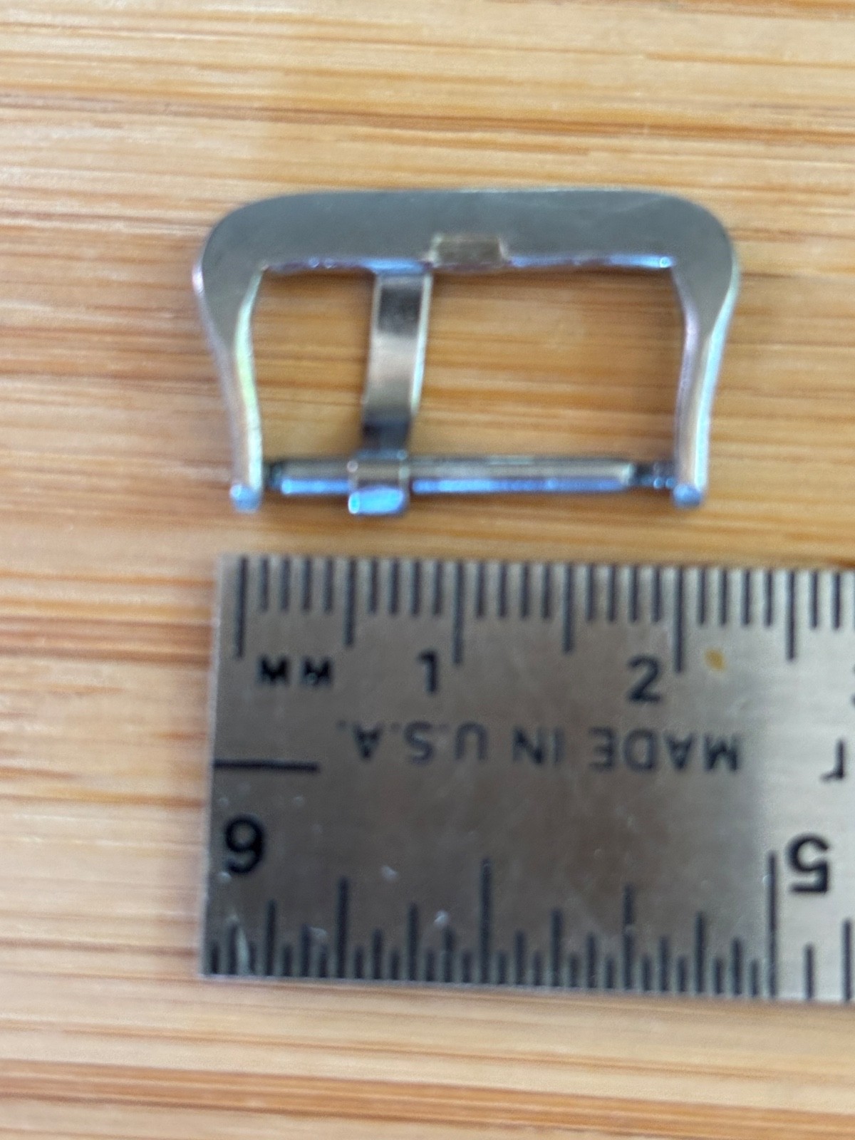 Two Watch Buckles: Seiko Gold Plated 15mm & Silver color 20mm