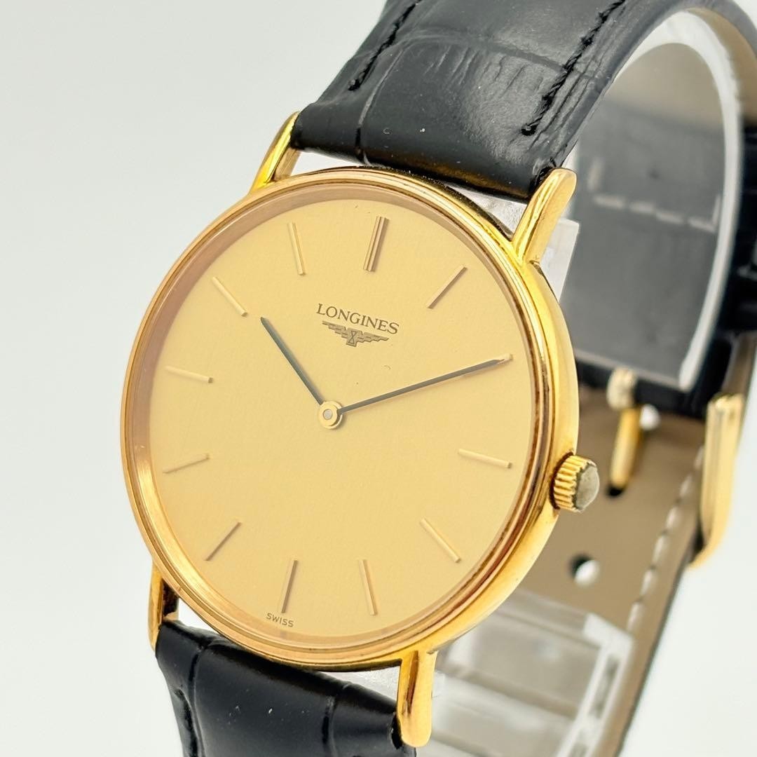 Longines L4.637.2 Grand Classic Gold Quartz 34mm Men’s Watch New Battery & Strap