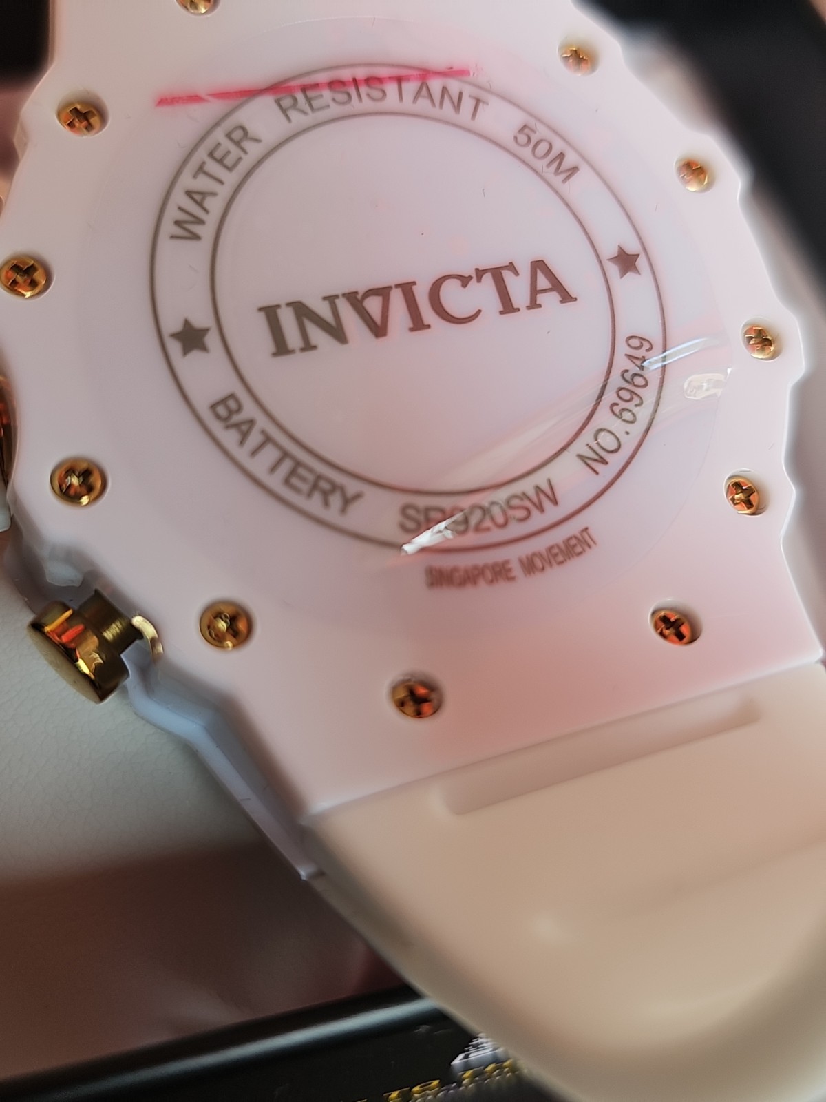 Invicta Racing Vaulthan Men’s Watch – 44mm, White (69649)