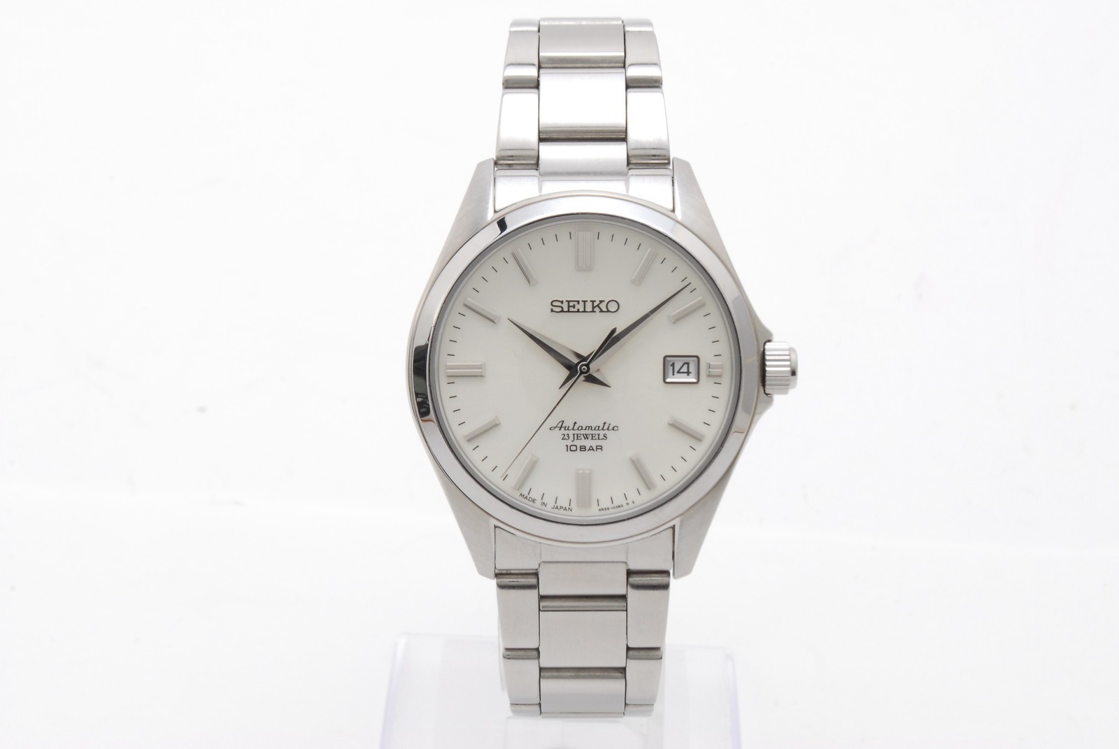 SEIKO 4R35-03X0 SZSB011 Automatic stainless 38mm White Dial Men’s Watch in Box