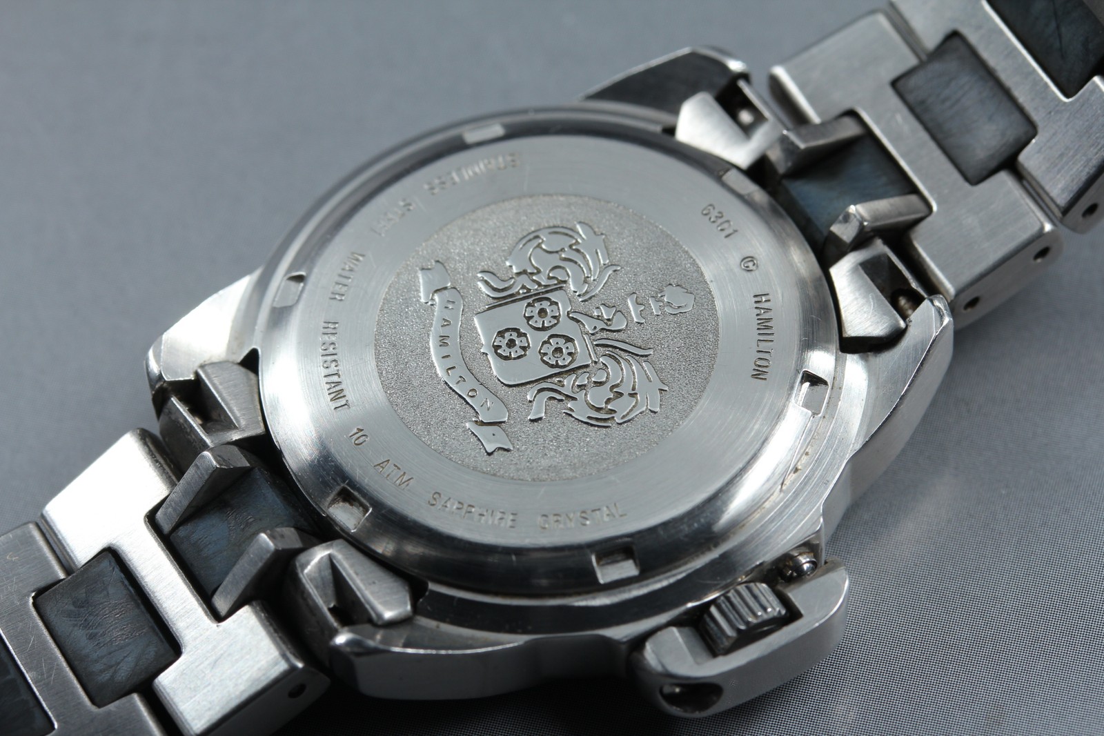 [Near MINT] Hamilton Khaki Action 6301 Black Dial Men’s Quartz Watch From JAPAN