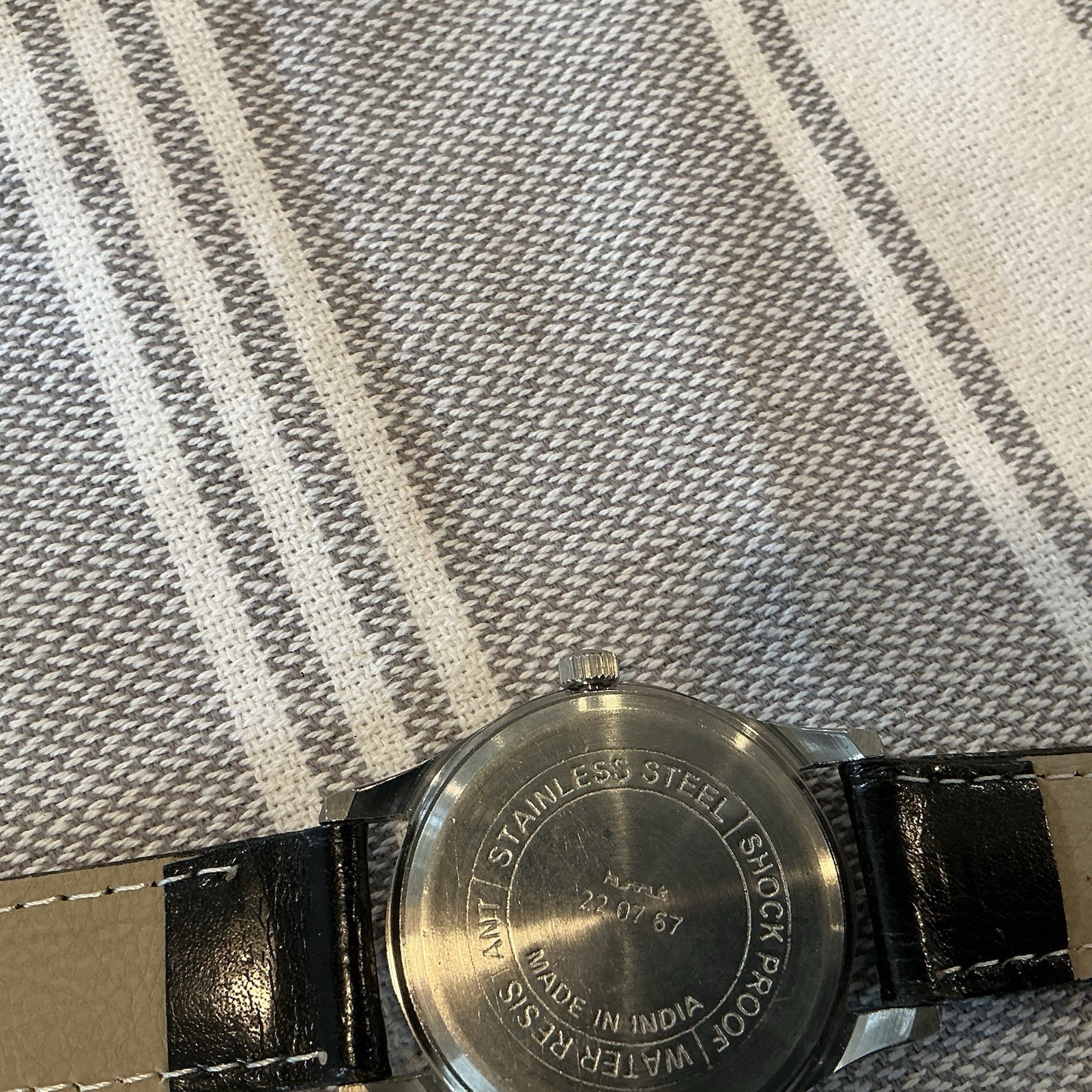 Rare HMT Pilot Men’s Watch Hand Winding Mechanical 1980s Vintage Made in India
