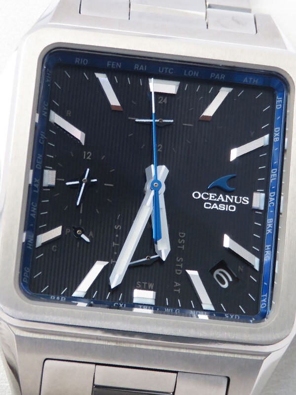 Casio OCEANUS Classic Line OCW T5000 1AJF Men s Solar Radio Quartz 1 Month Used