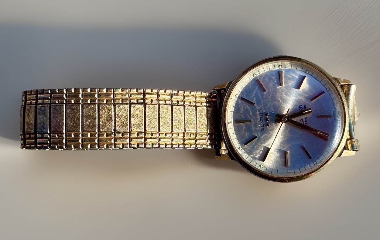 1960s Benrus Sea Lord Automatic Watch Series 1345 W/ Original Box – RUNS Vtg