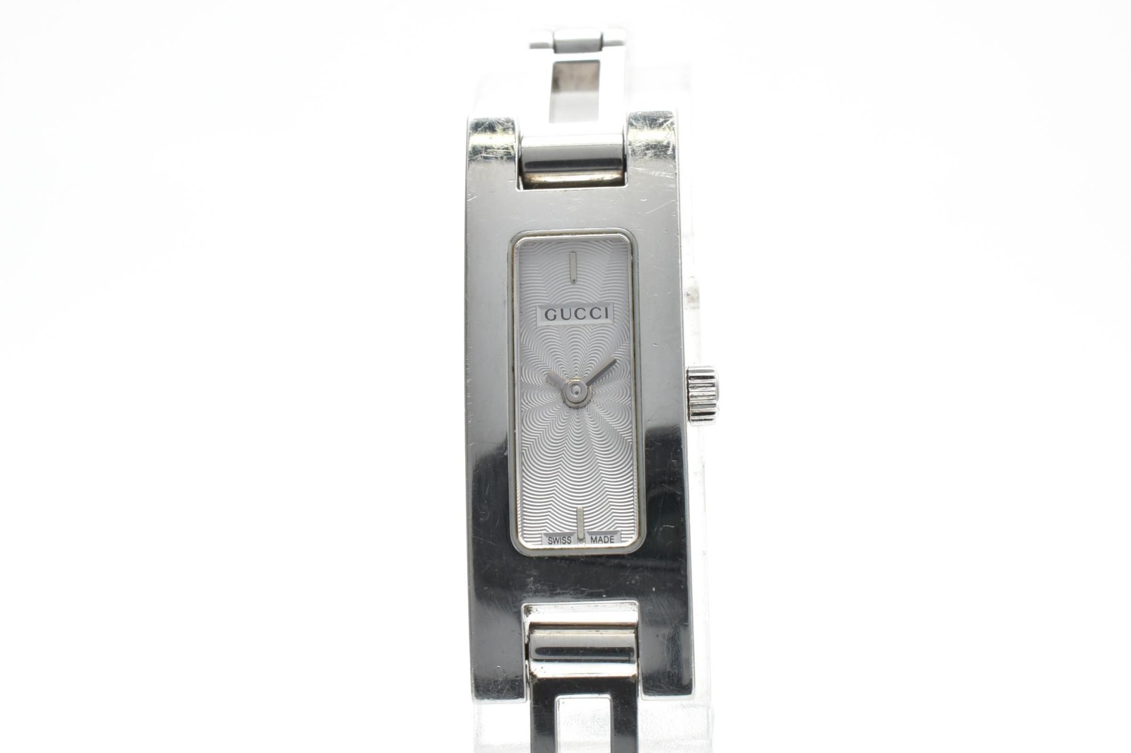 [EXC+5] GUCCI 3900L Women’s Watch silver Dial Quartz Swiss Made from JAPAN