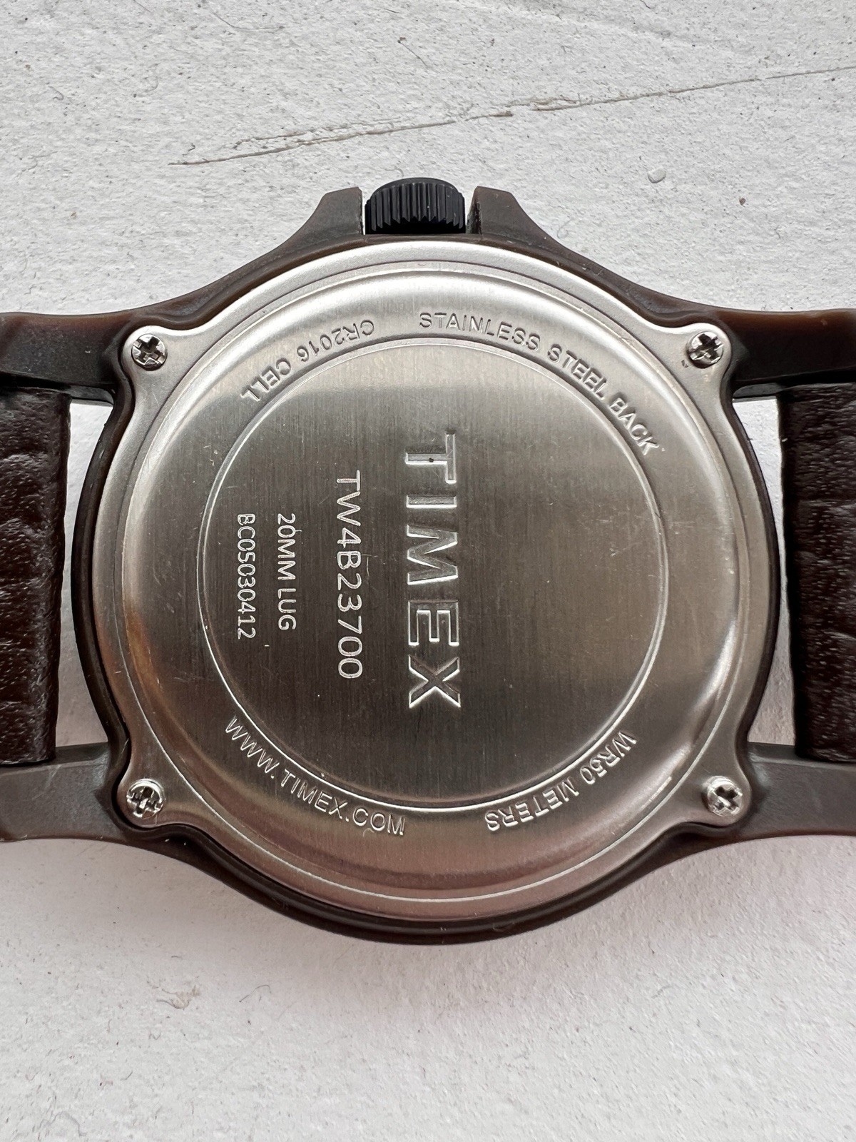 Timex Expedition Acadia Quartz 40mm Field Watch Date Beige/Brown Nylon Leather