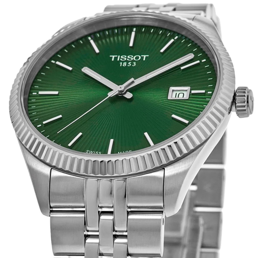 New Tissot Ballade Quartz Green Dial Stainless Men’s Watch T156.410.11.091.00