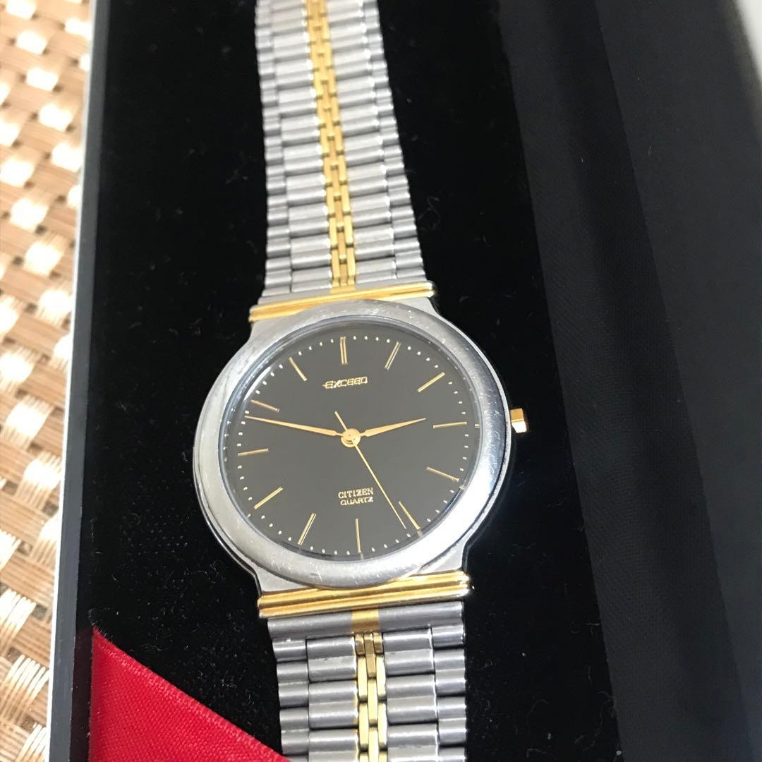 Citizen Exceed SSG Mens Wristwatch 3.1cm Case 18cm Band Used Authentic
