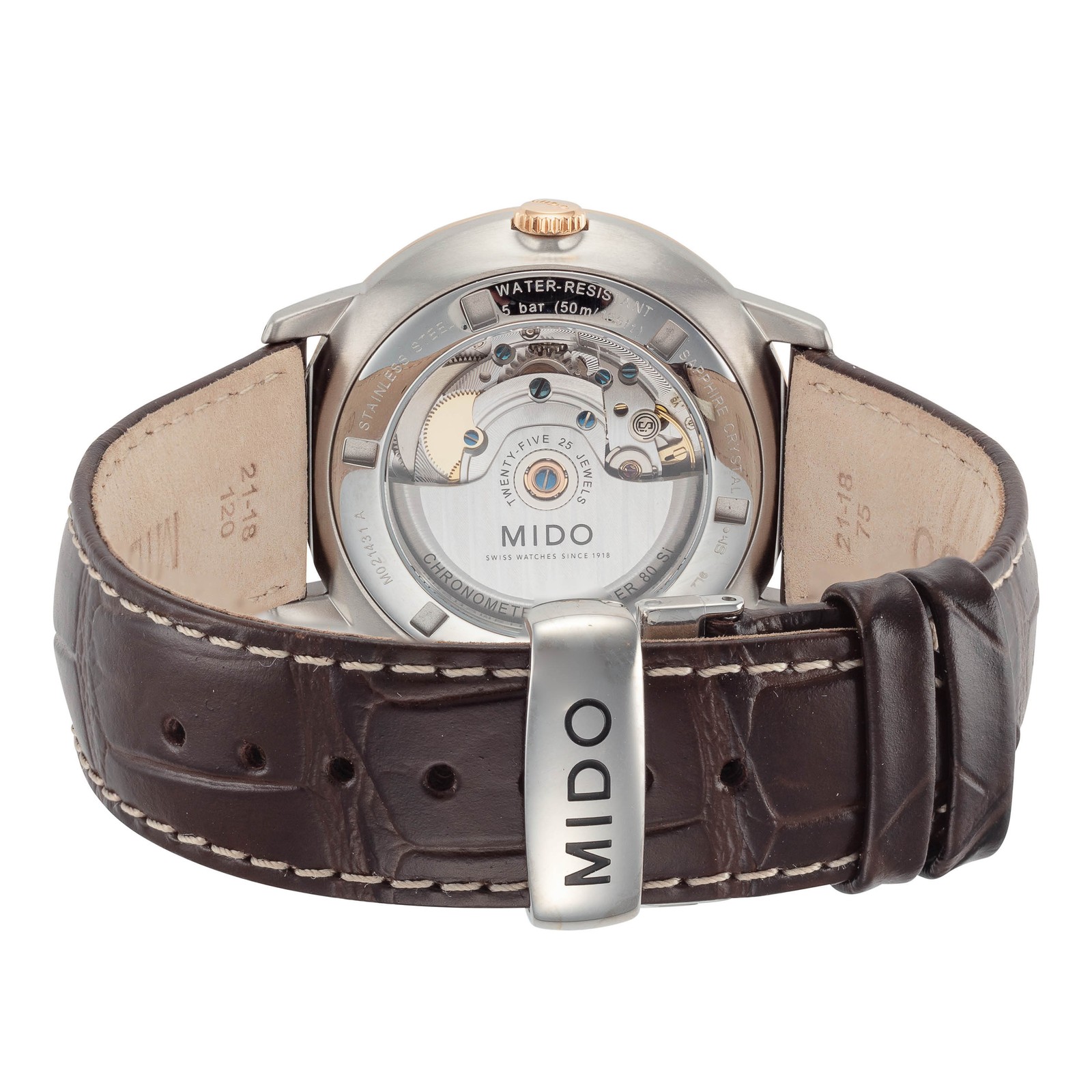 Mido Men’s Commander II 40mm Automatic Watch M0214312606100