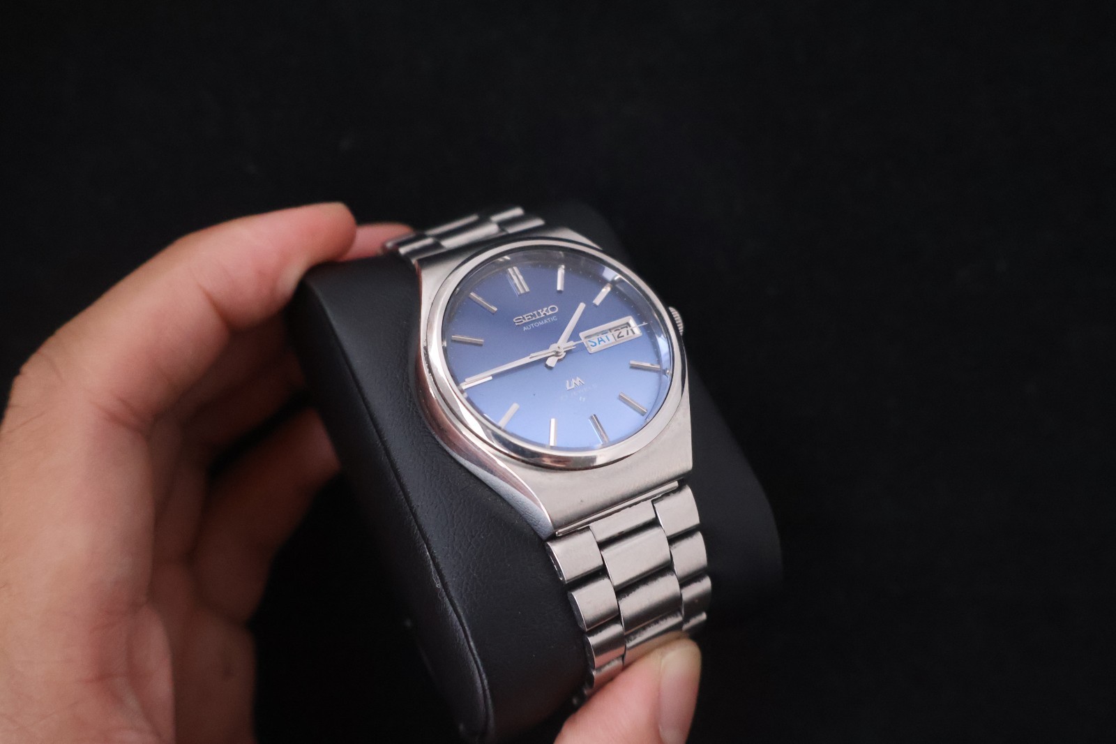 [Serviced] Rare Vintage 1975 Seiko Lord Matic LM 23 Jewels 5606-8090