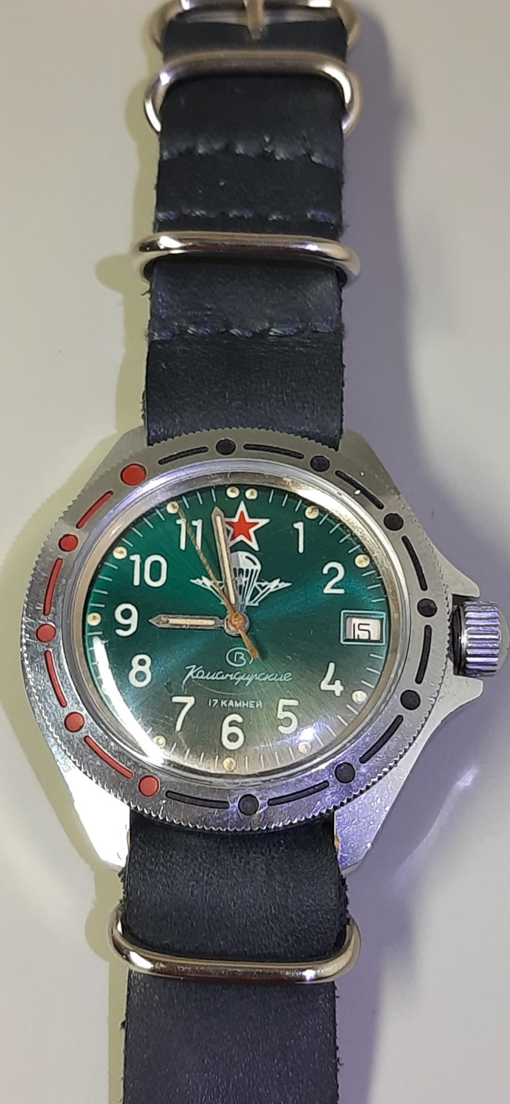Vintage Men s watch Vostok Komandirskie 17 jewels mechanical Soviet USSR