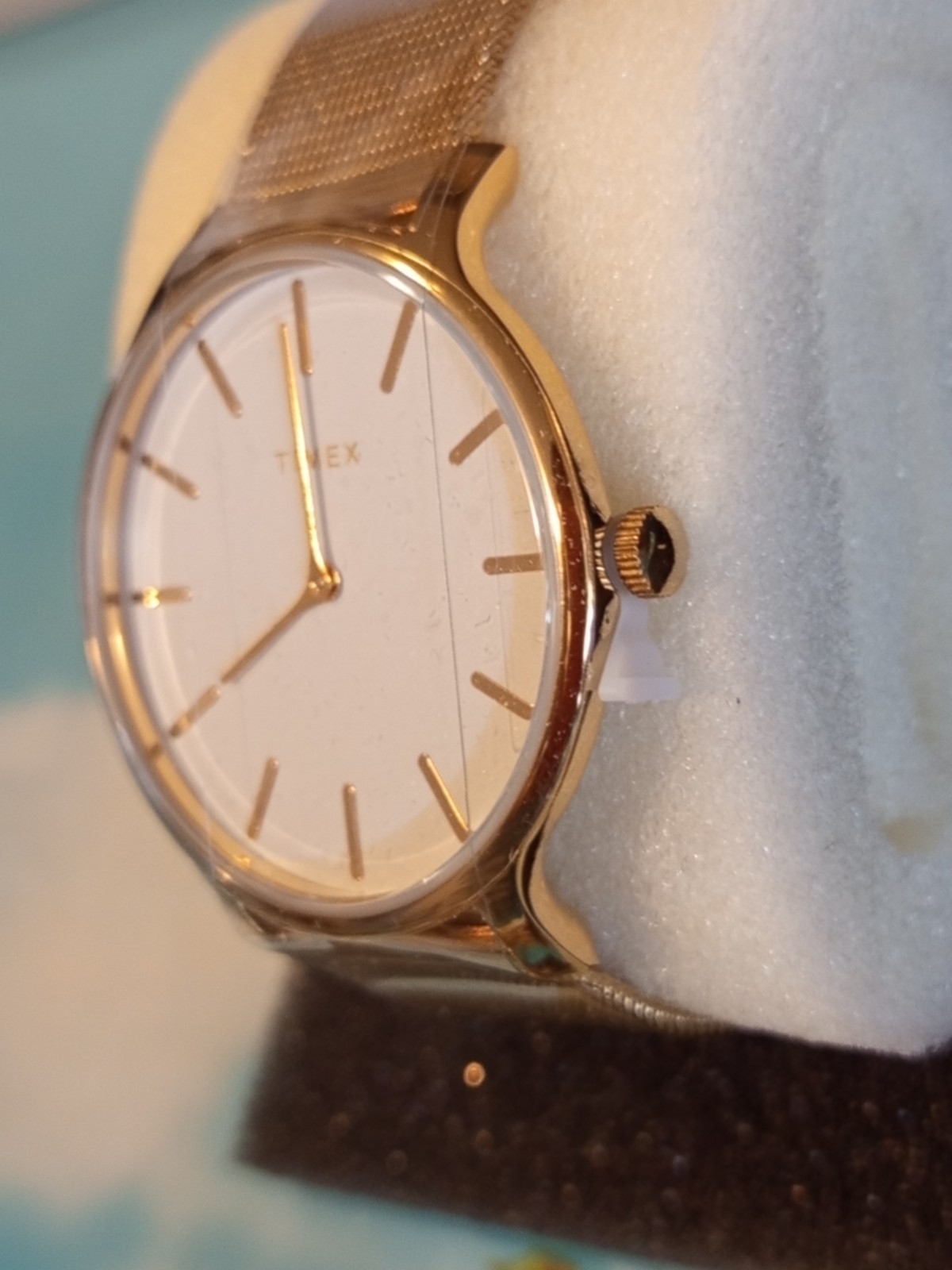 Timex Gold Watch TW2T74100 NEW NEW wristwatch