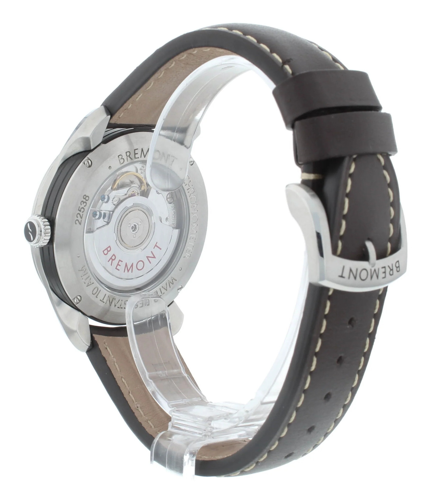 Bremont Airco Mach 1 Brown Strap 40mm Automatic Men’s Watch AIRCO-M1-WH-R-S