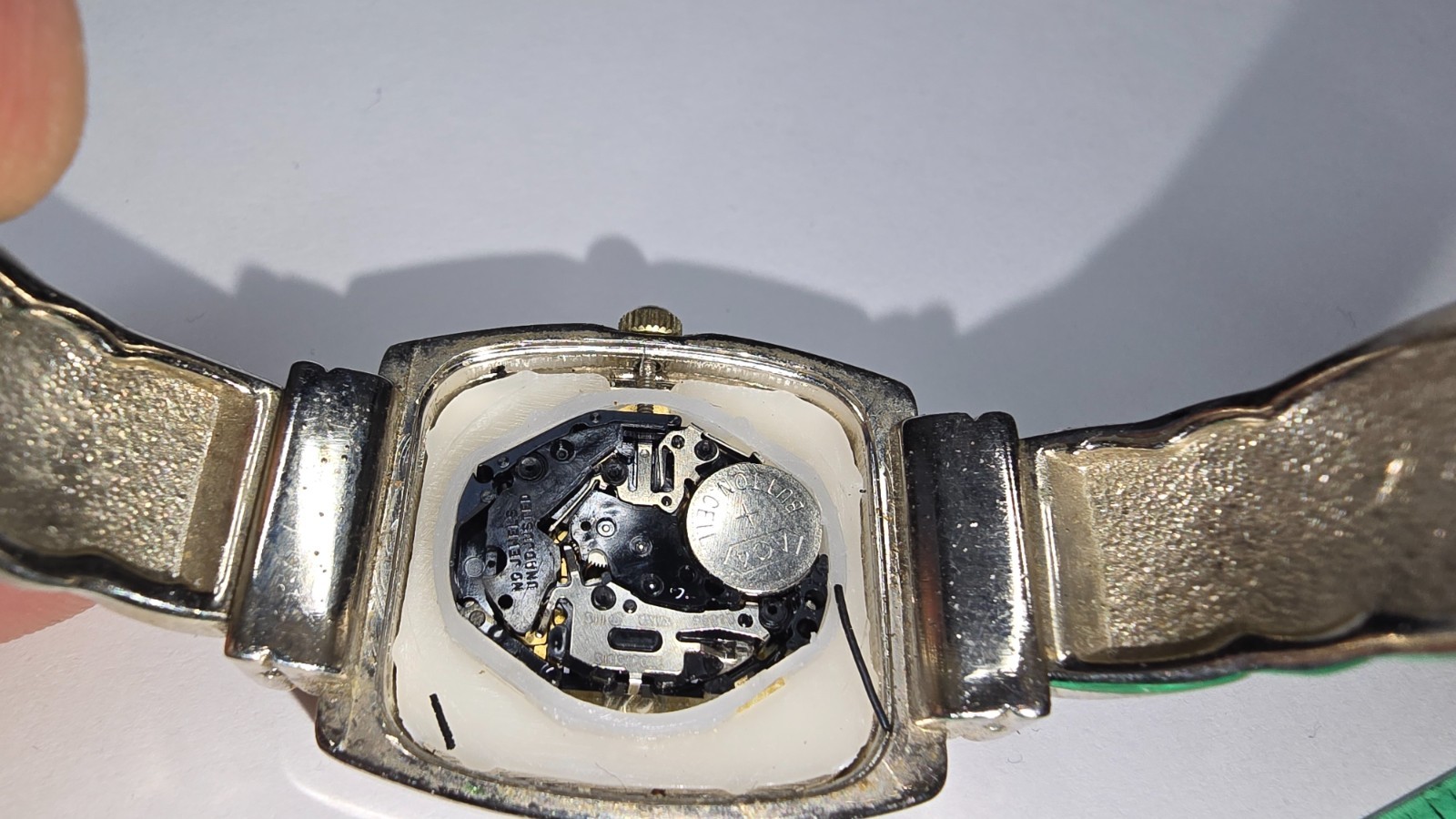 STUDIO Time STD950T Cuff Bracelet Quartz Analog Women’s Watch Sz. 6″ New Battery
