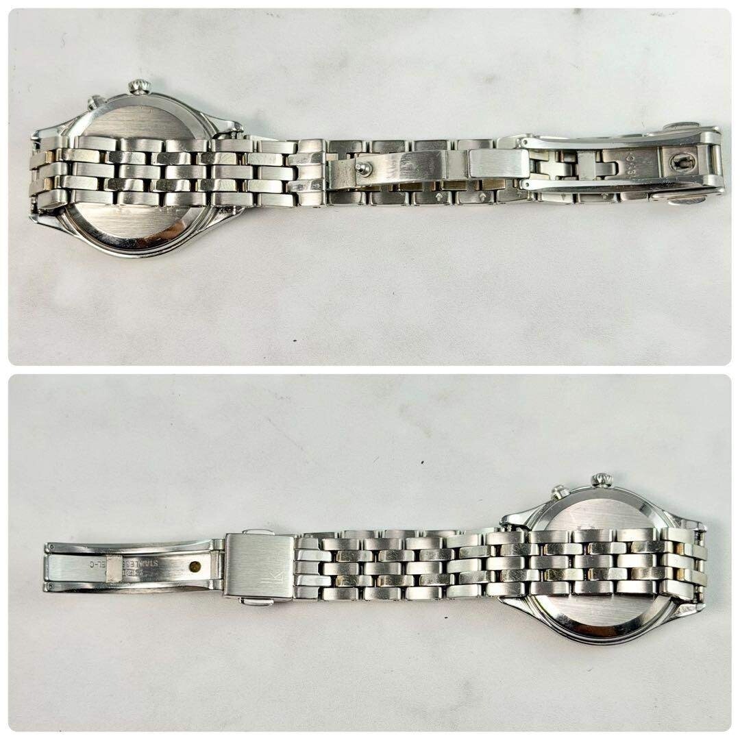 SEIKO LUKIA 1B35 0AL0 Wristwatch Solar Silver Roman From Japan