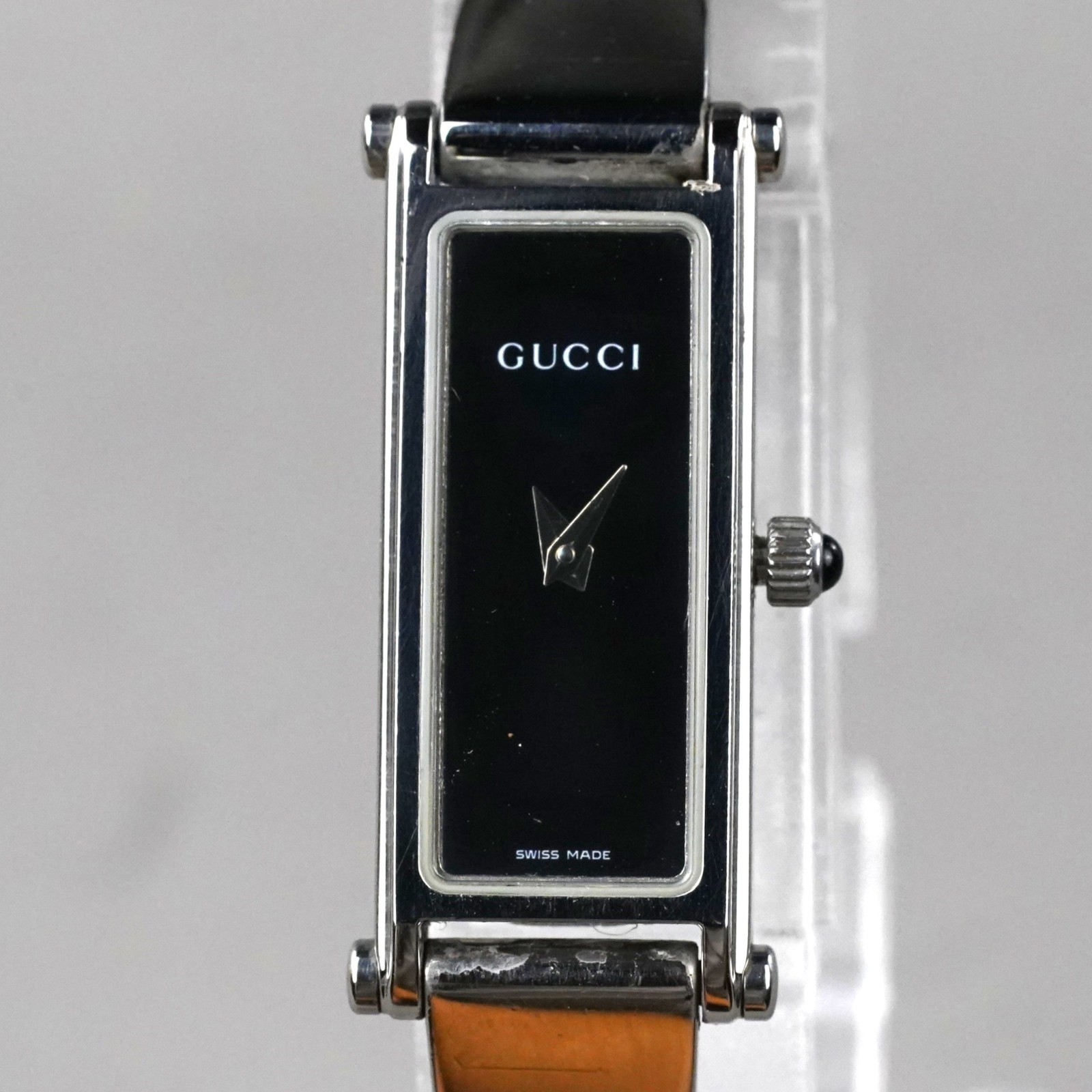 GUCCI Women’s Watch 1500L Silver 12mm Vintage New Battery