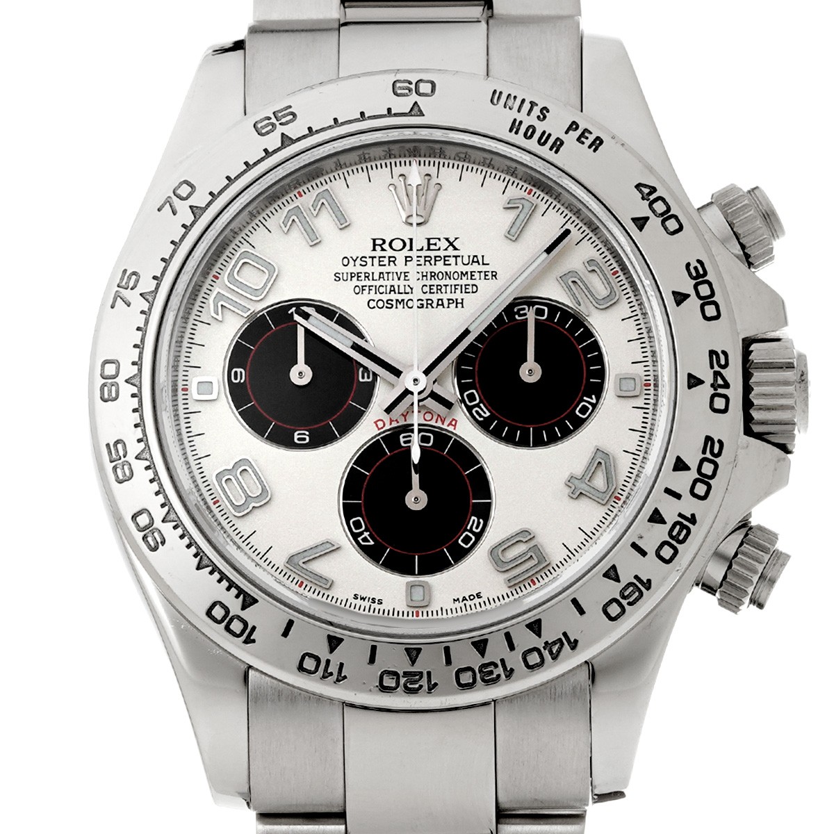 ROLEX Cosmograph Daytona 116509 Ivory/black WATCH 731964