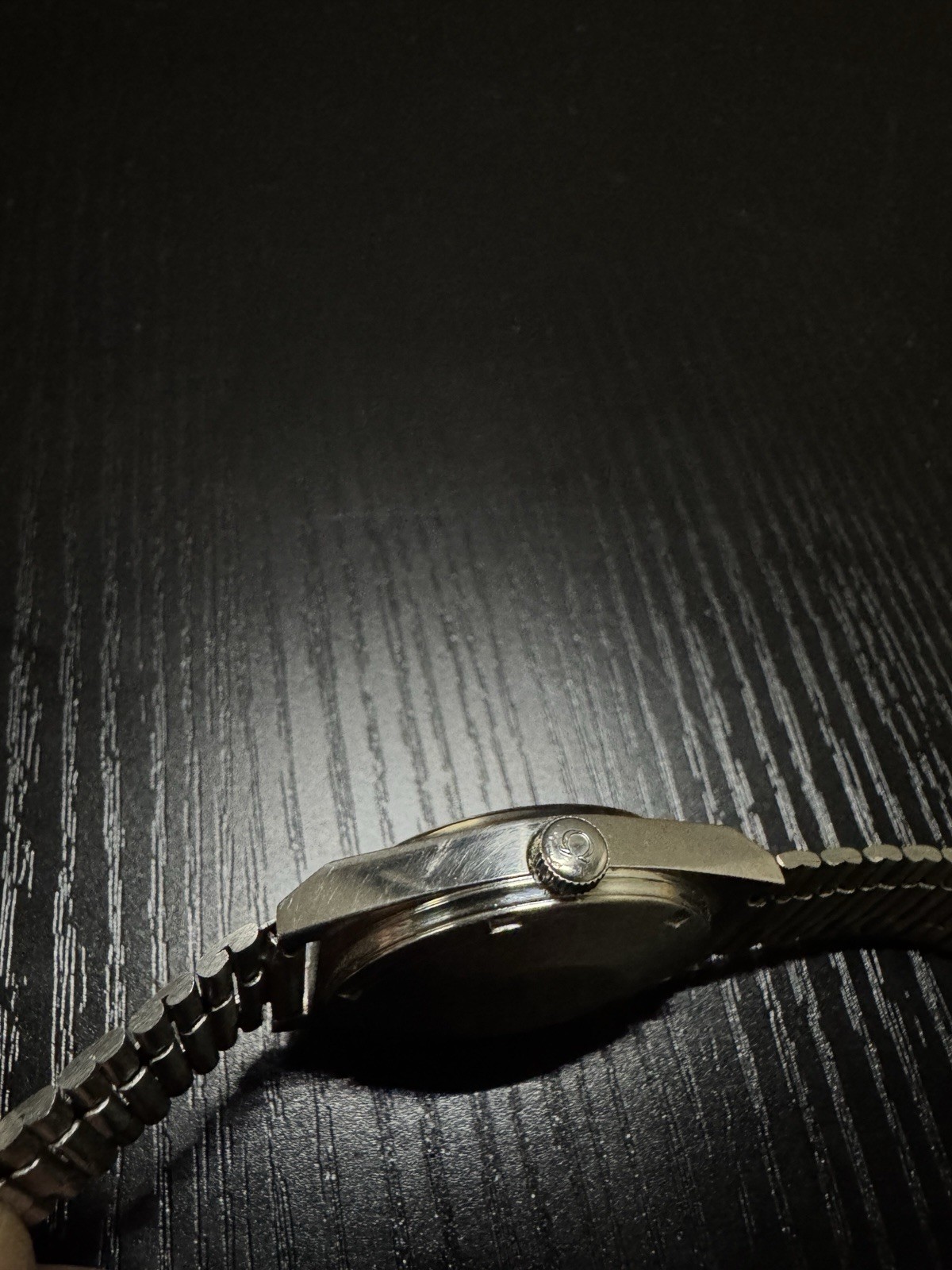 OMEGA Geneve Automatic Silver Dial Date Stainless Steel Bracelet Stick Indices