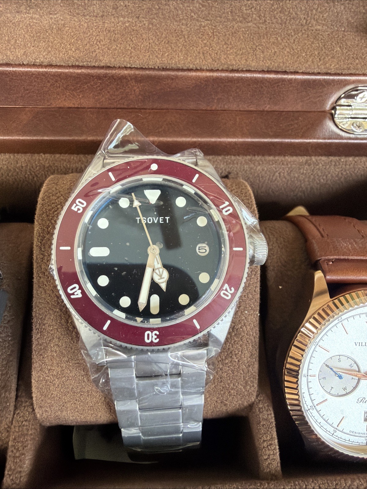 Tsovet SMT-ML53 Automatic Diver Watch • Red Bezel • Excellent Condition