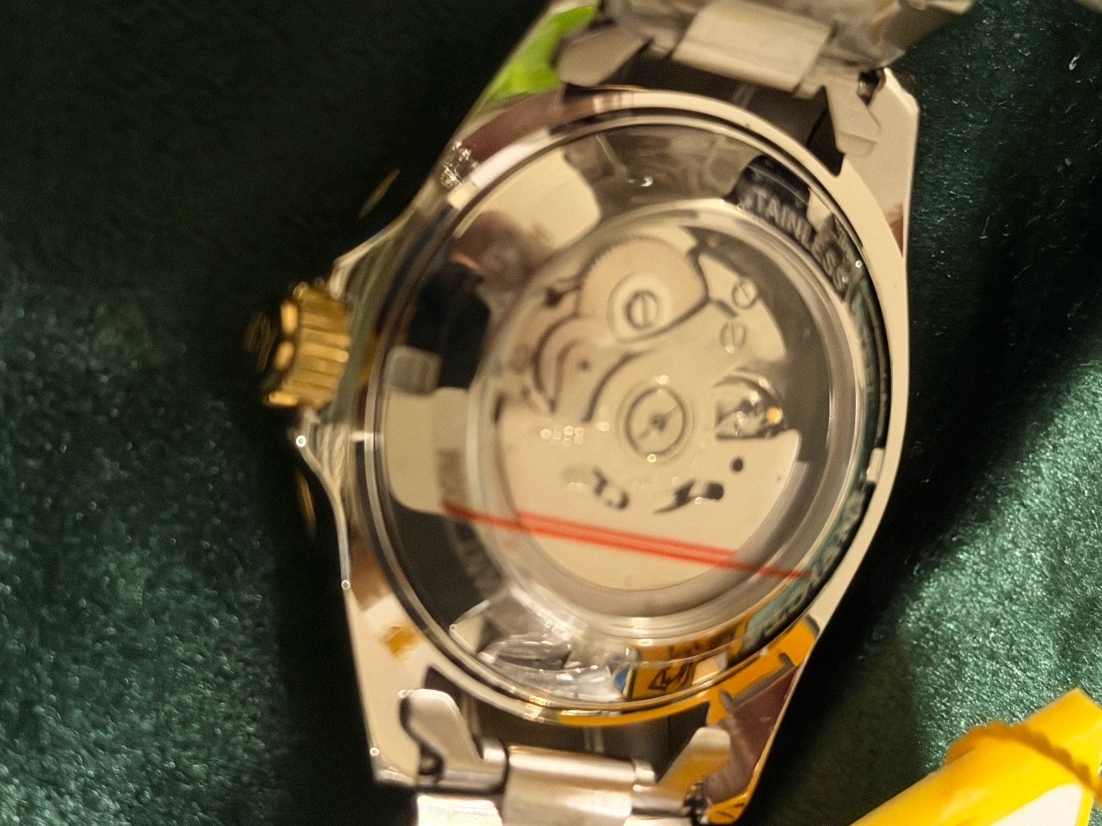 Invicta Pro Diver 26972 Blue Dial Two Tone Stainless Steel Wrist Watch for Men