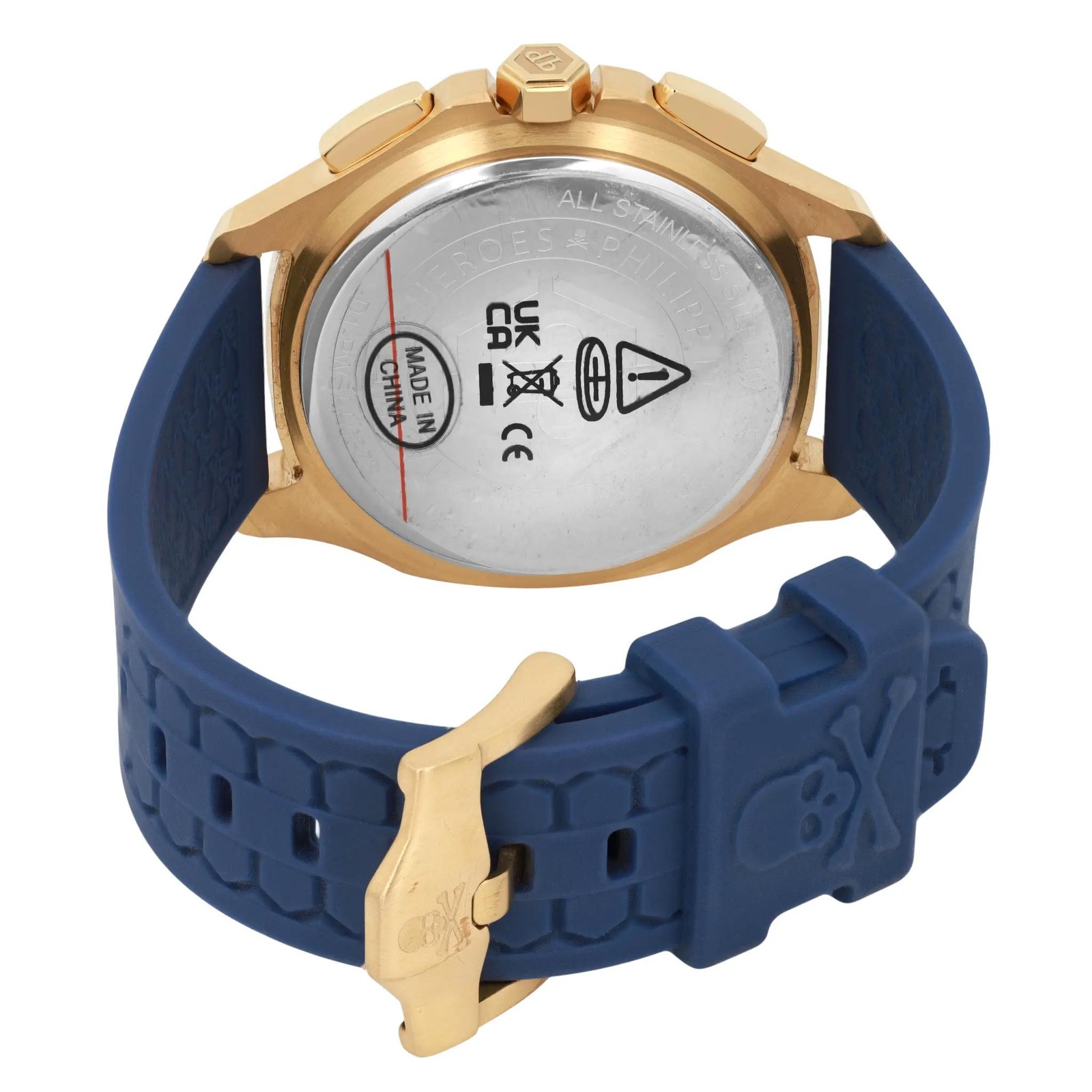 Philipp Plein Spectre Chrono Gold 44MM Watch PWSAA0323, NEW ,NO BOX OR PAPERS