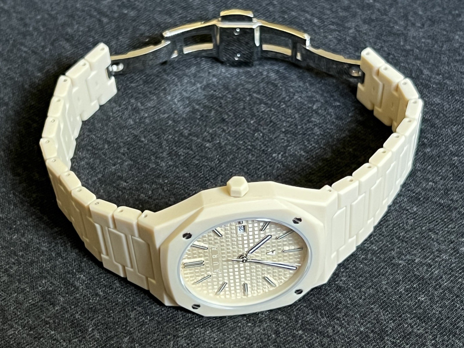 AURA Polycarbonate: ALMOND Color (The Viral Discontinued Watch-Super Rare Color)