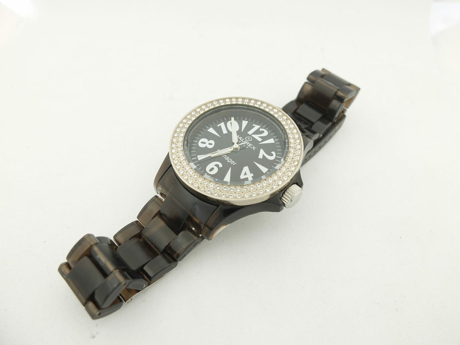 Watch Chronograph Haurex Italy Teenager 77246DNM Polycarbonate Women’s Quartz