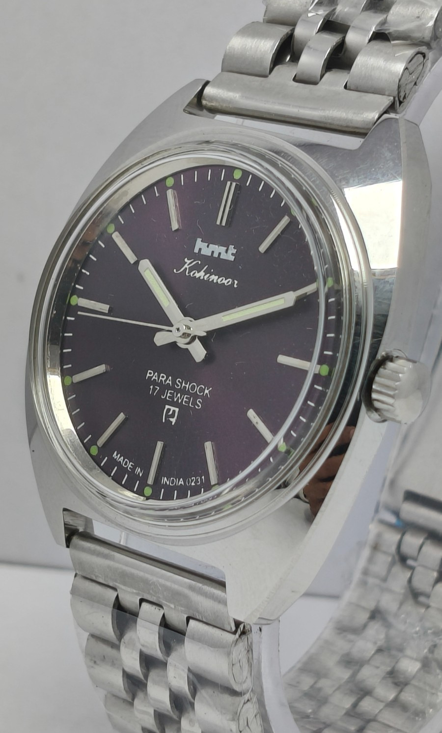 HMT Kohinoor 17 Jewels Hand Winding Wrist Watch For Men’s In Working Condition