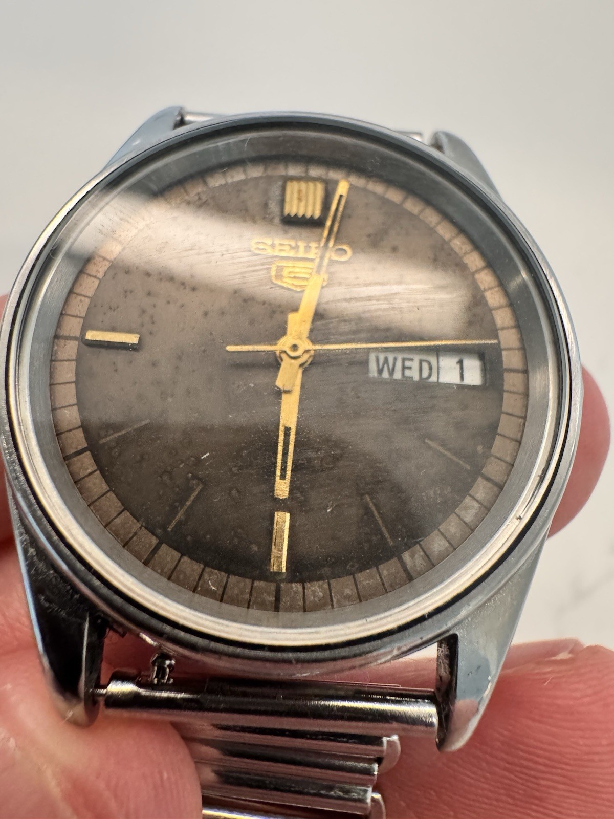 Vintage Seiko 5 Tropical Dial – Bonklip Bracelet Men’s
